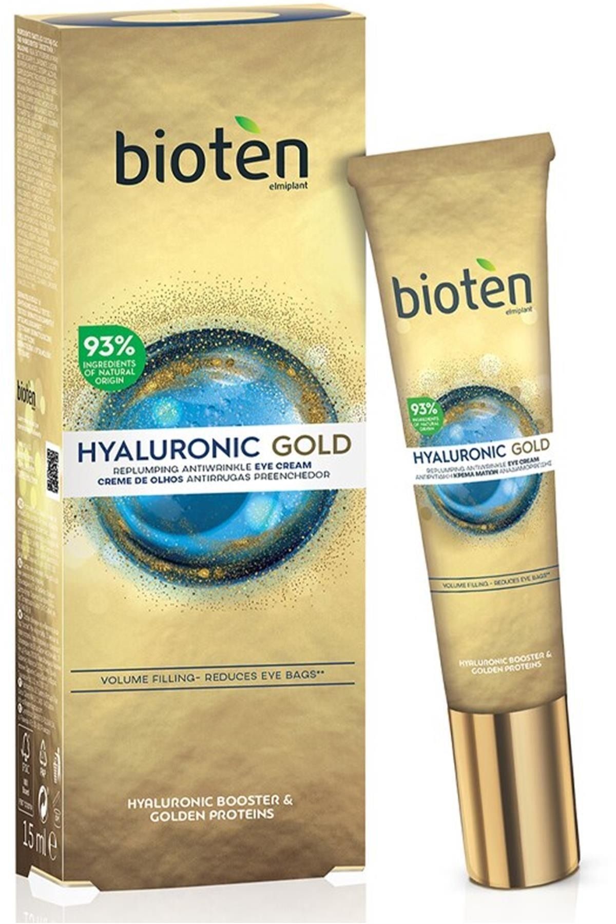 Bioten Hyaluronic Gold Kırışıklık Karşıtı Göz Kremi 15 Ml