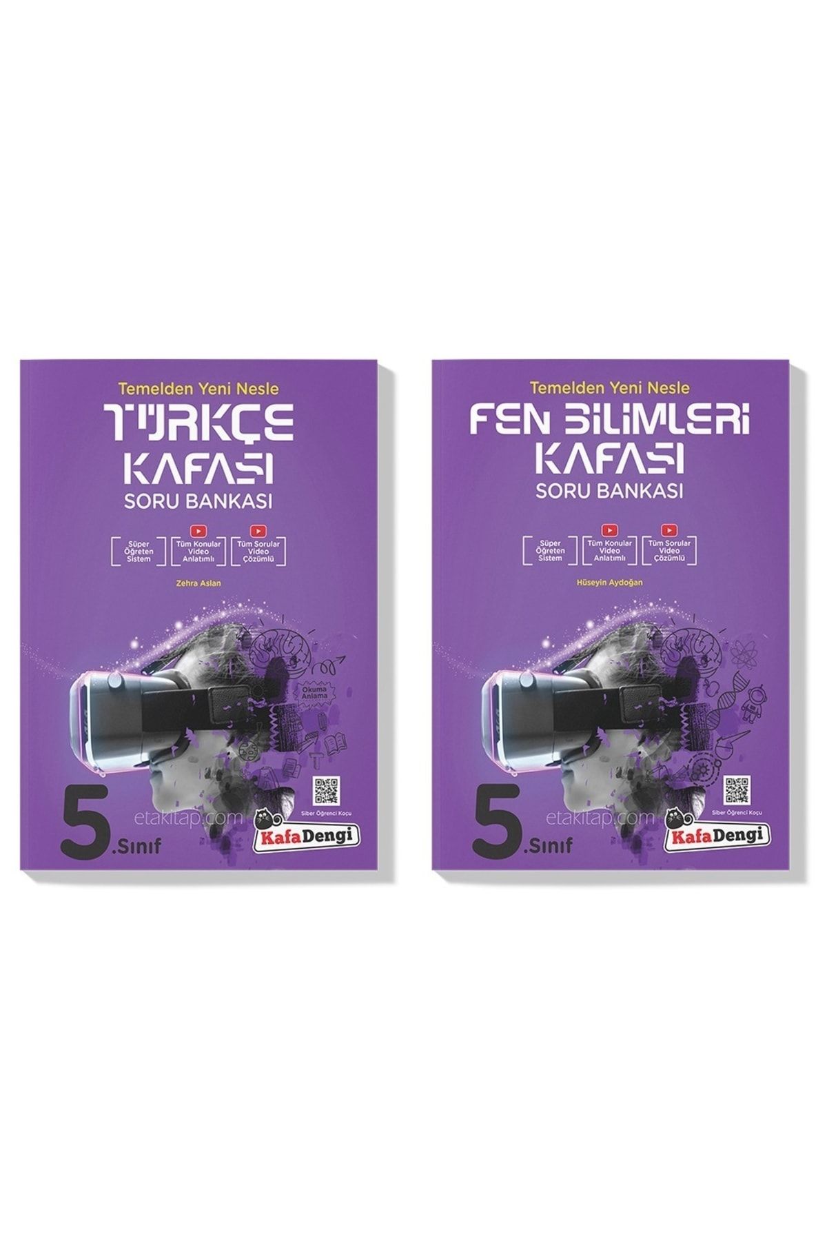 Kafa Dengi Yayınları Kafa Dengi 5. Sınıf Türkçe Fen Bilimleri Kafası Soru Seti 2023 (2 KİTAP)