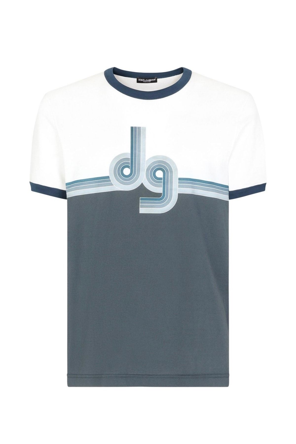 Dolce&Gabbana Two-tone Logo Print T-shirt