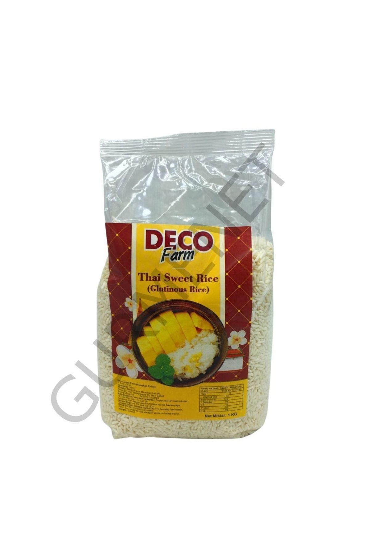 DECO De&co Glutinous Rice Yapışkan Pirinç 1 Kg.