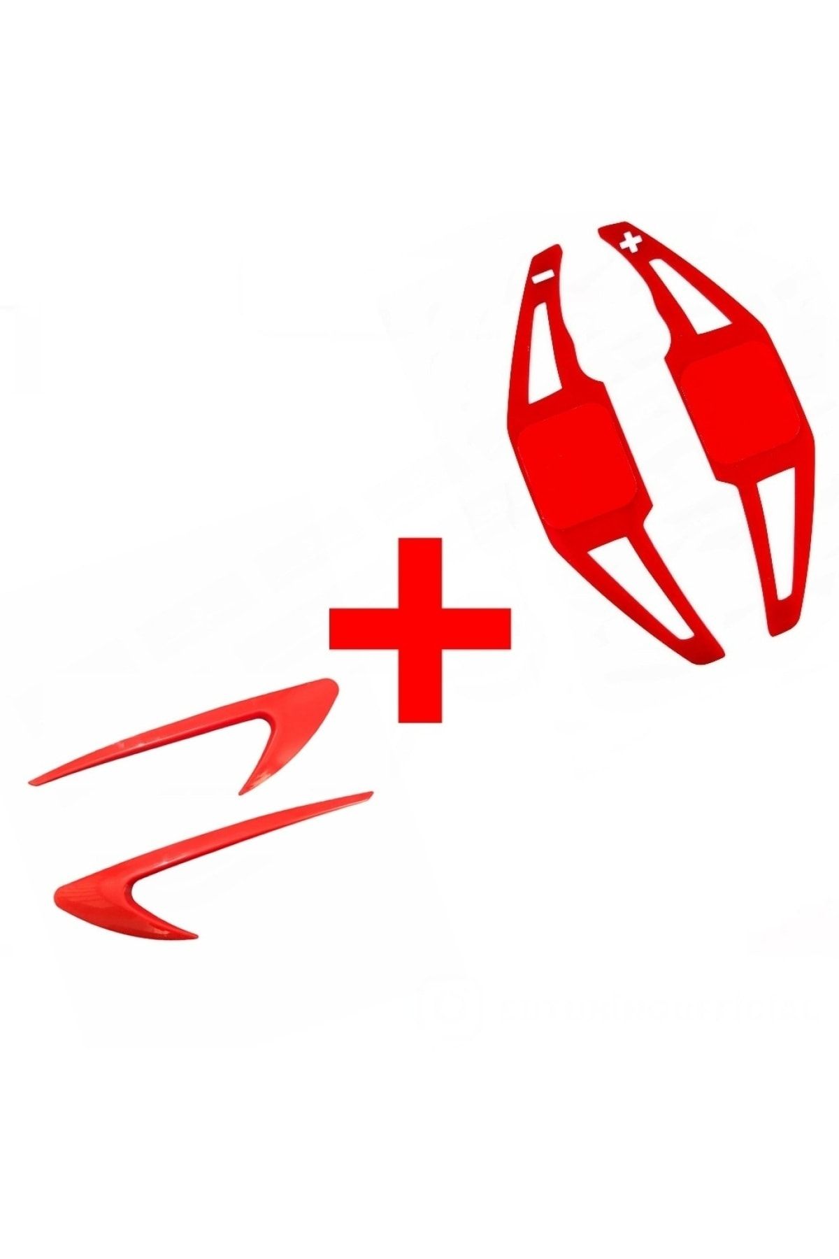 Genel Markalar Hyundai Matrix F1 Kulakçık Pedal Shift Kırmızı Ve Çamurluk Vent Kırmızı