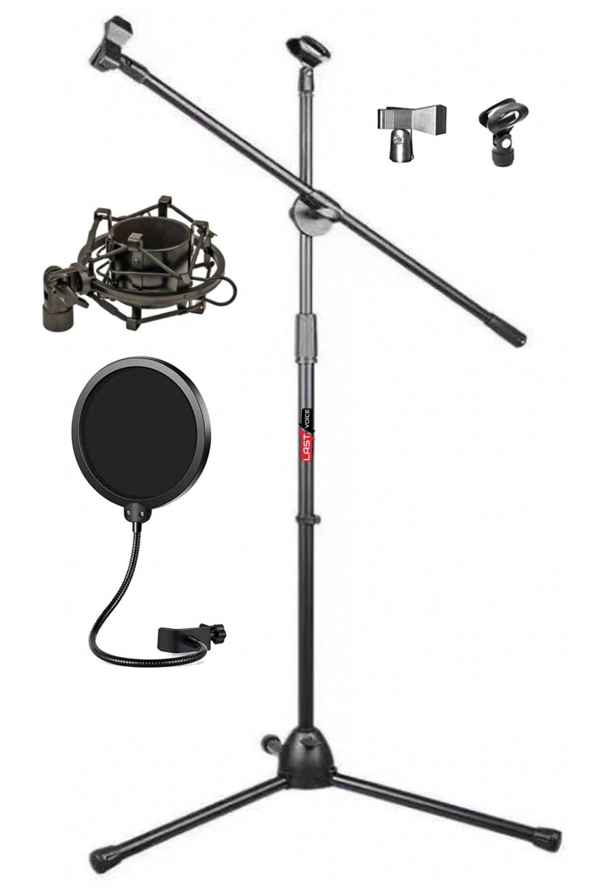 Lastvoice Ms06 Mikrofon Standı - Shock Mount - Pop Filter.
