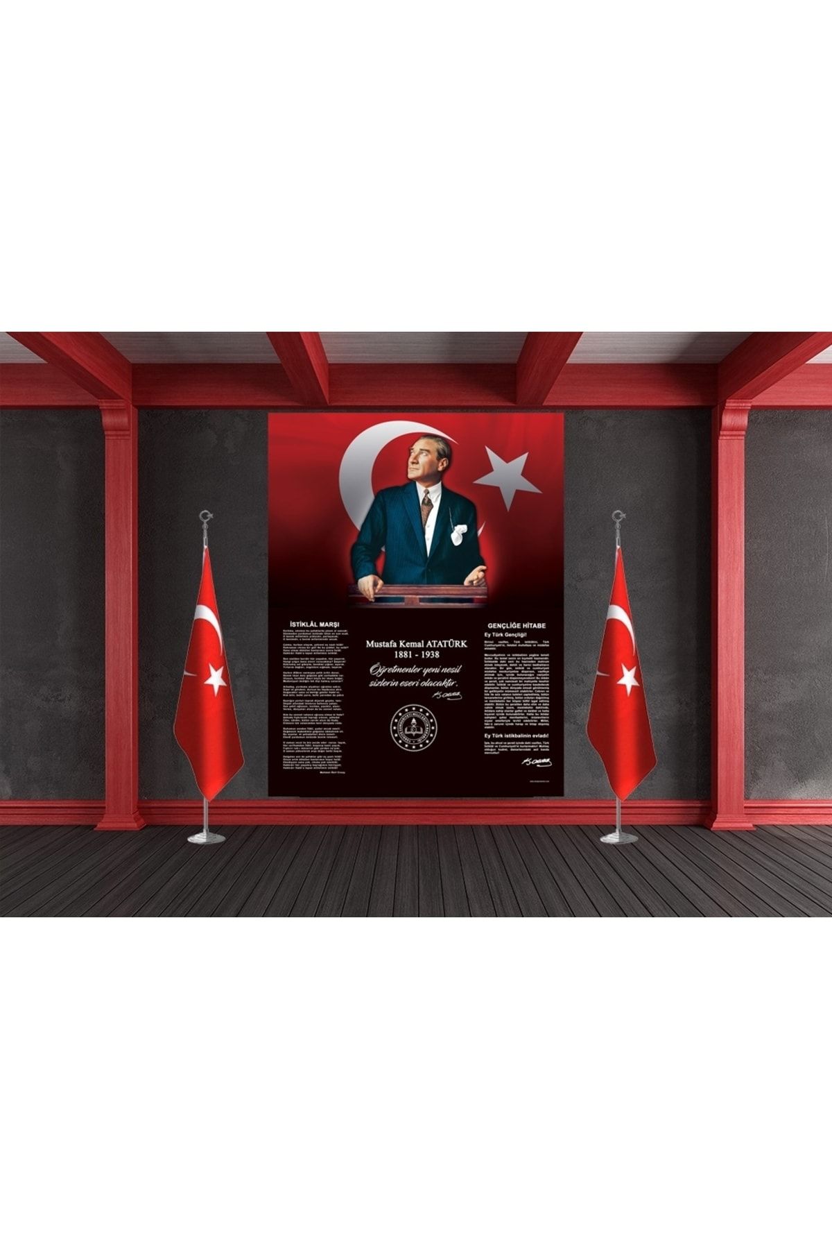 okul posterleri Atatürk Köşesi 6 Okul Posteri