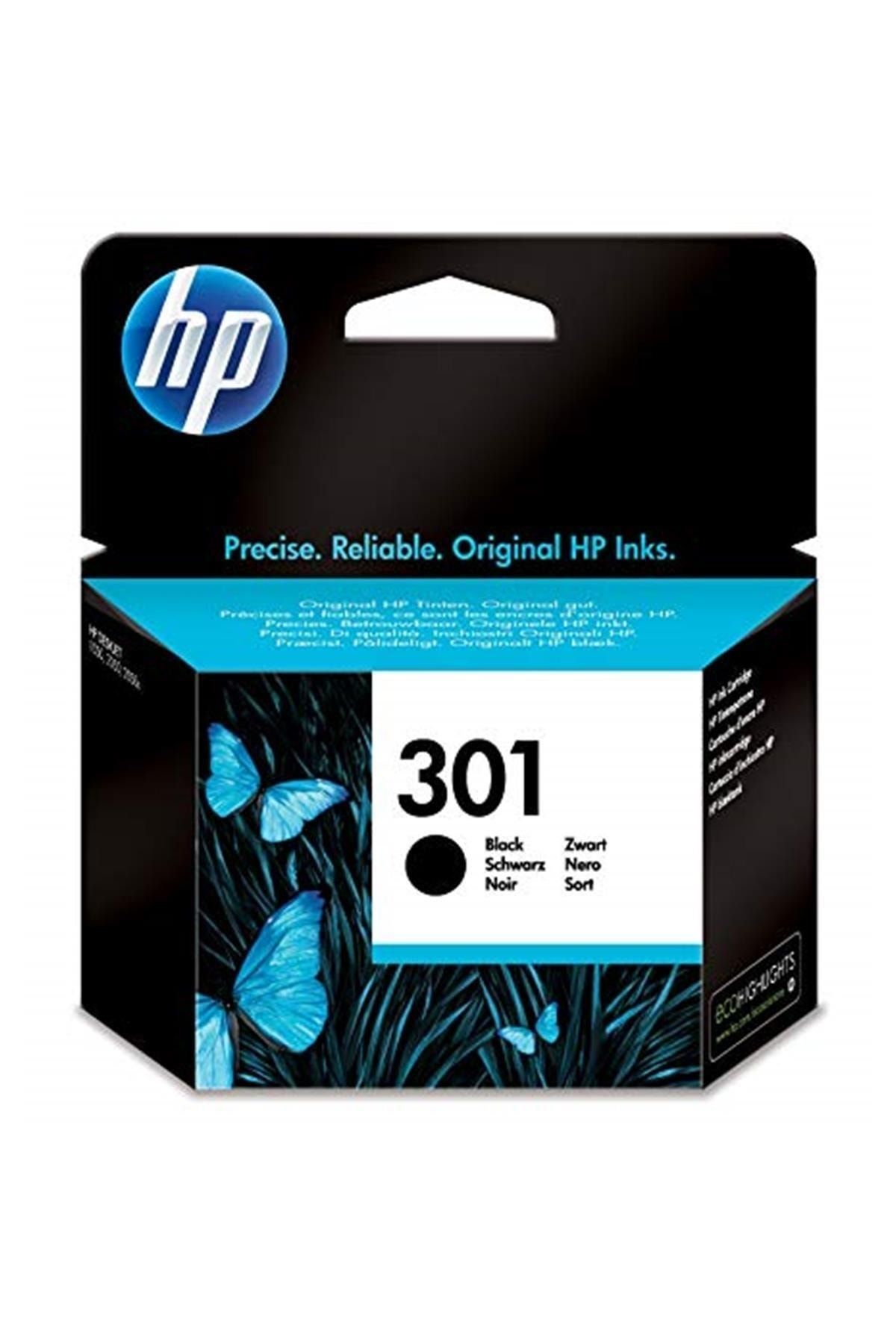 HP Marka: 301 Siyah Mürekkep Kartuş 190 Sayfa (ch561ee) Kategori: Mürekkep