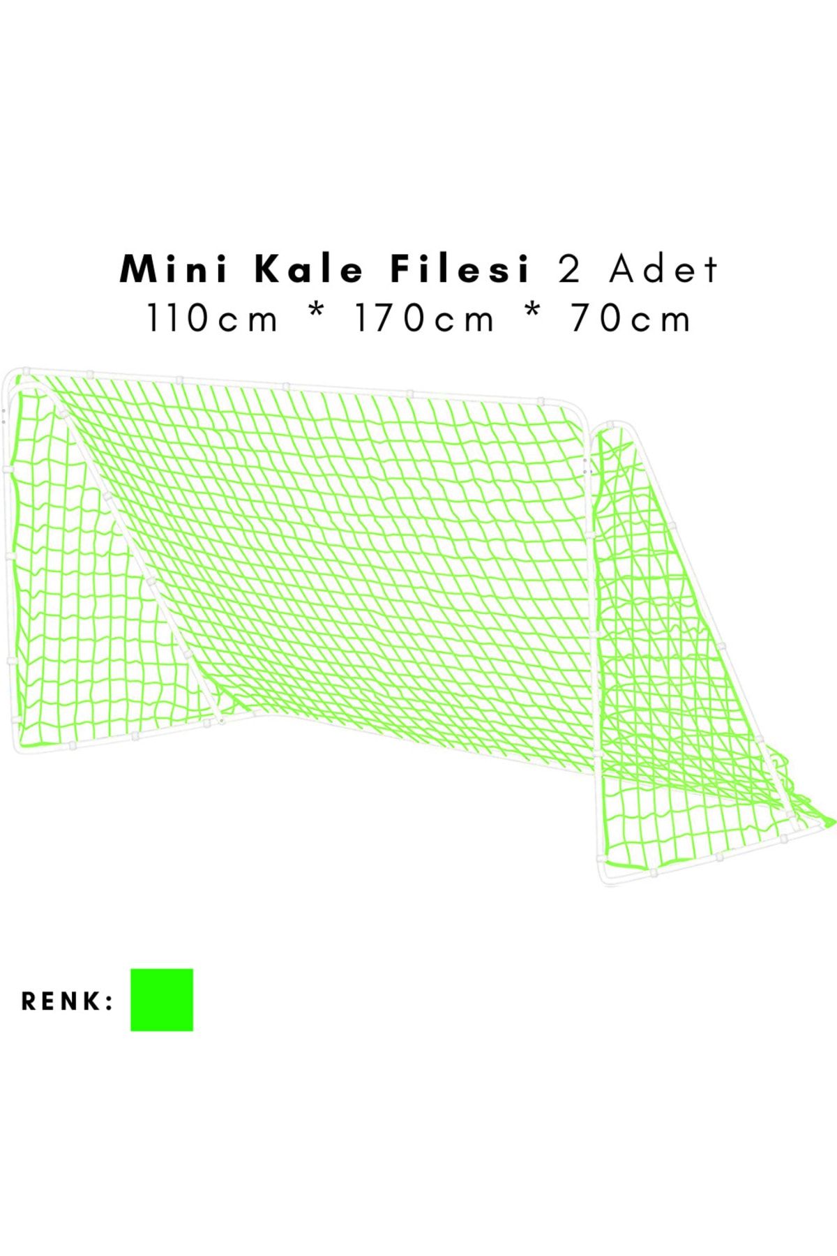 ÖZBEK Minyatür Kale Filesi - Mini Kale Ağı 110 x 170 x 70cm 2 Adet File