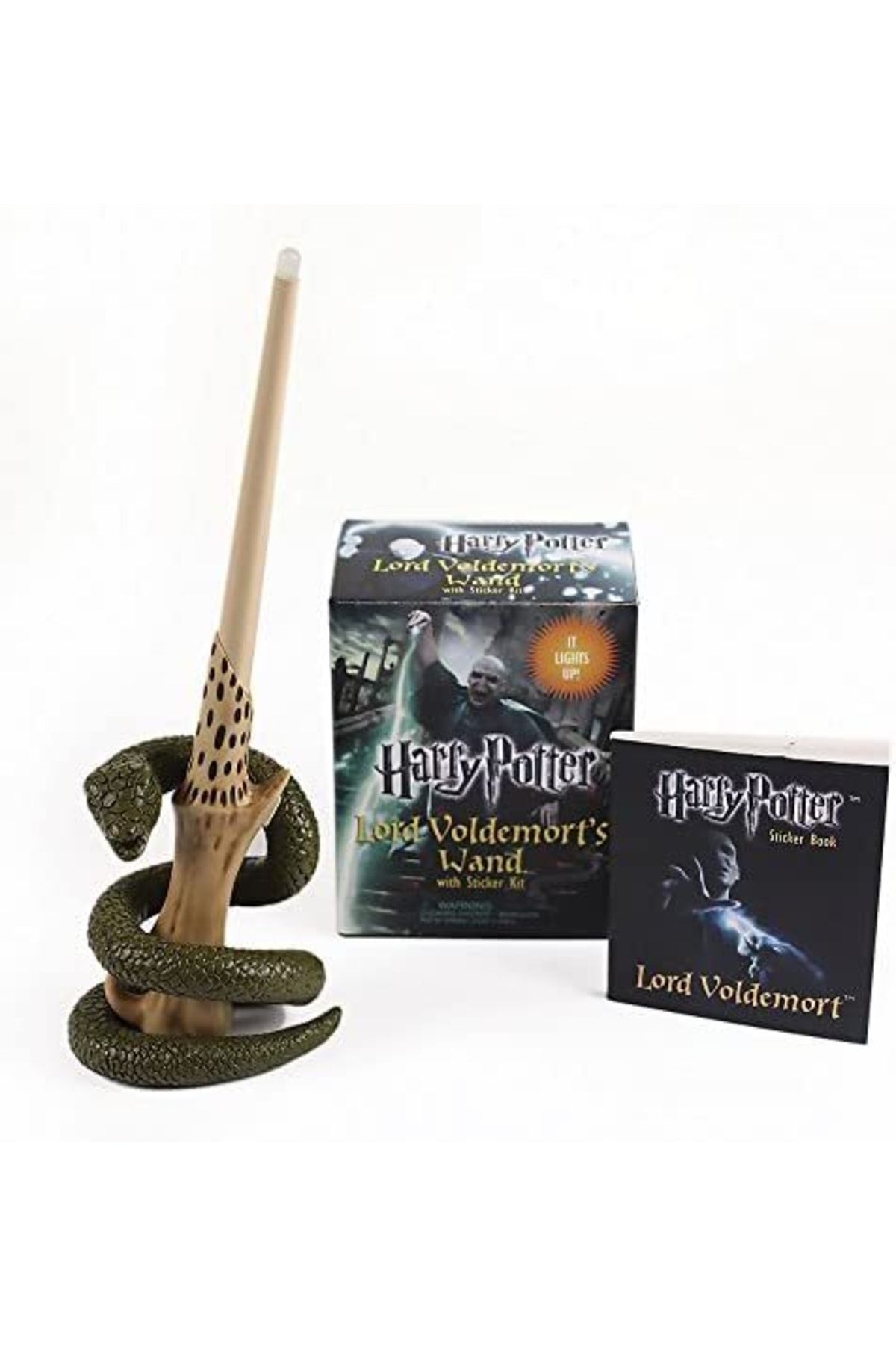 Warner Bros Harry Potter Lord Voldemorts Wand With Sticker Kit