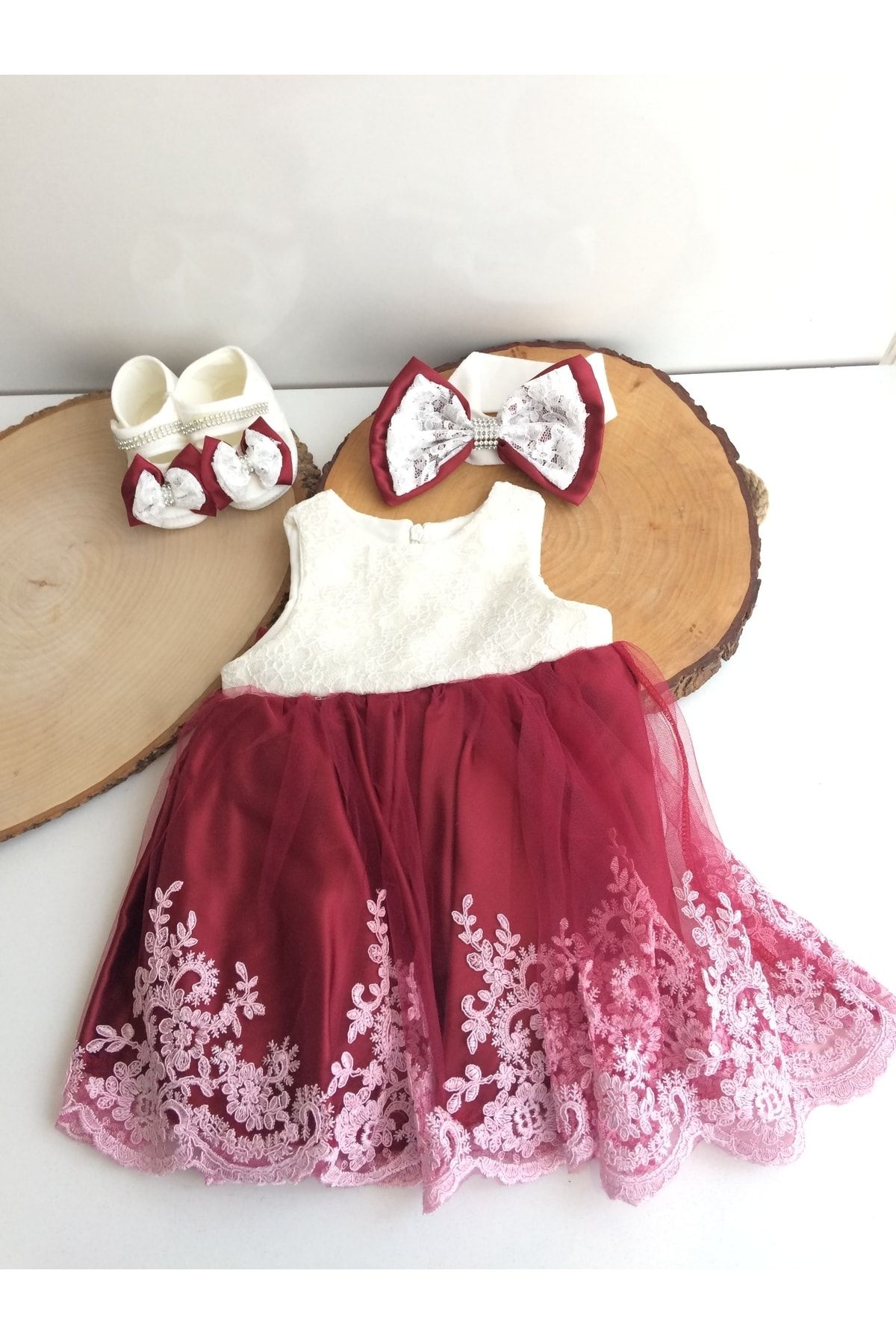 babylia Kız Bebek Mevlid Elbisesi, Bebek Mevlüt Elbisesi, Kız Bebek Mevlüt Takımı, Kız Bebek Mevlüt Elbisesi