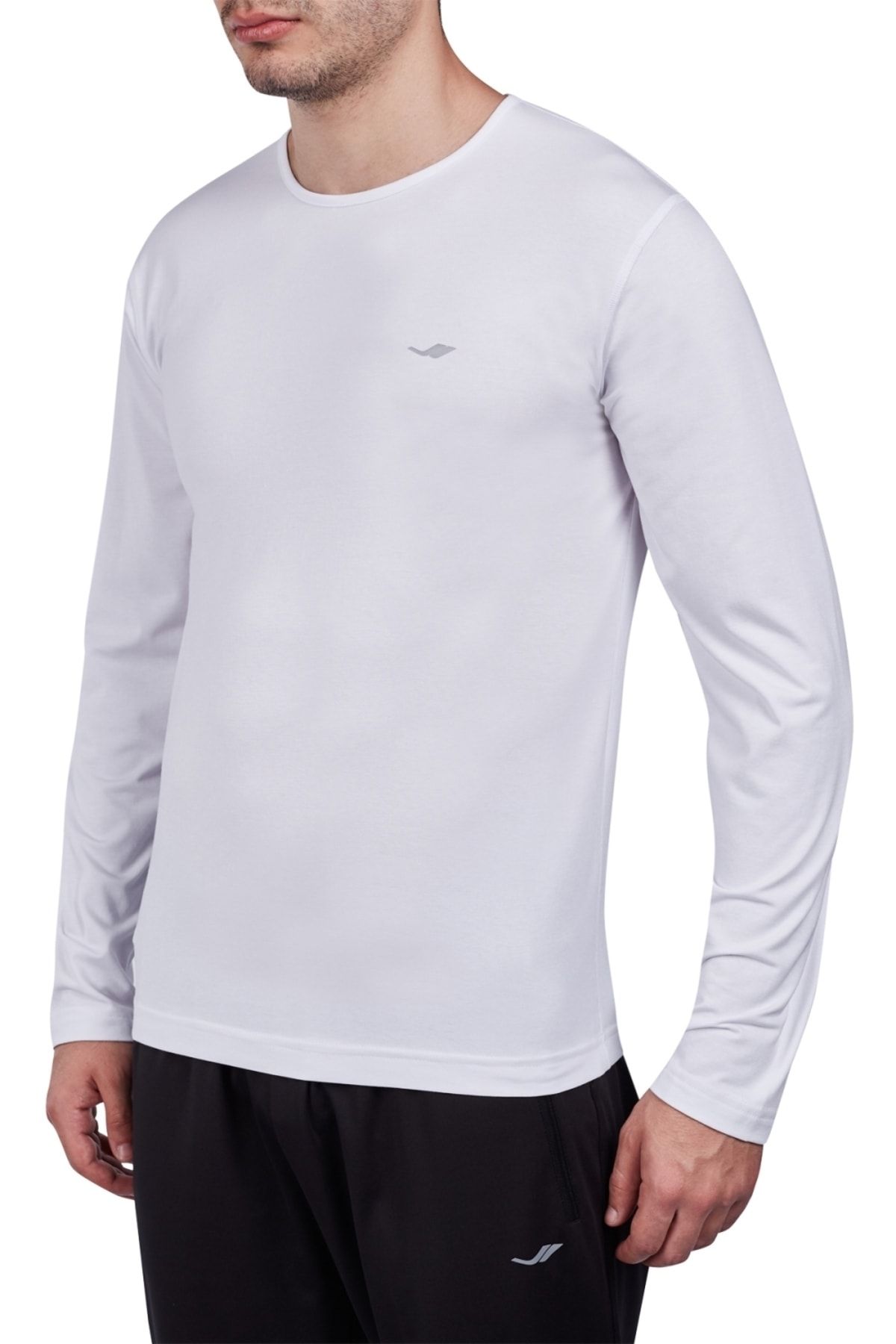 Lescon 18s-1236 Beyaz Erkek Uzun Kollu T-shirt