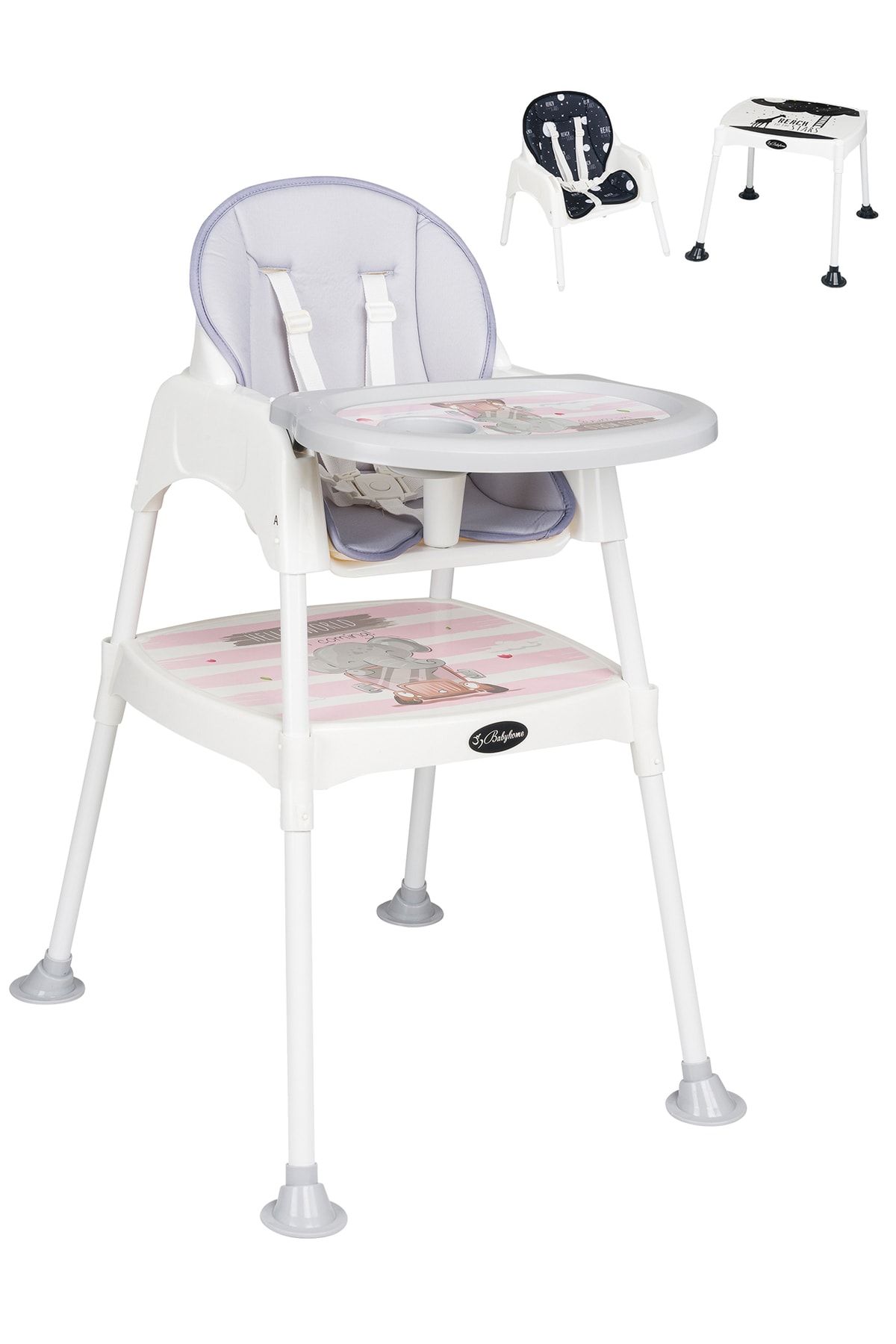 Baby Home Bh-1450 Mizzy Masalı Bebek Mama Sandalyesi