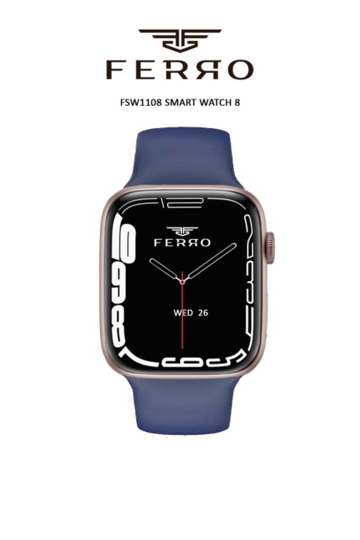 FERRO Watch 8 Fsw1108-ct Android Ve Ios Uyumlu Akıllı Saat