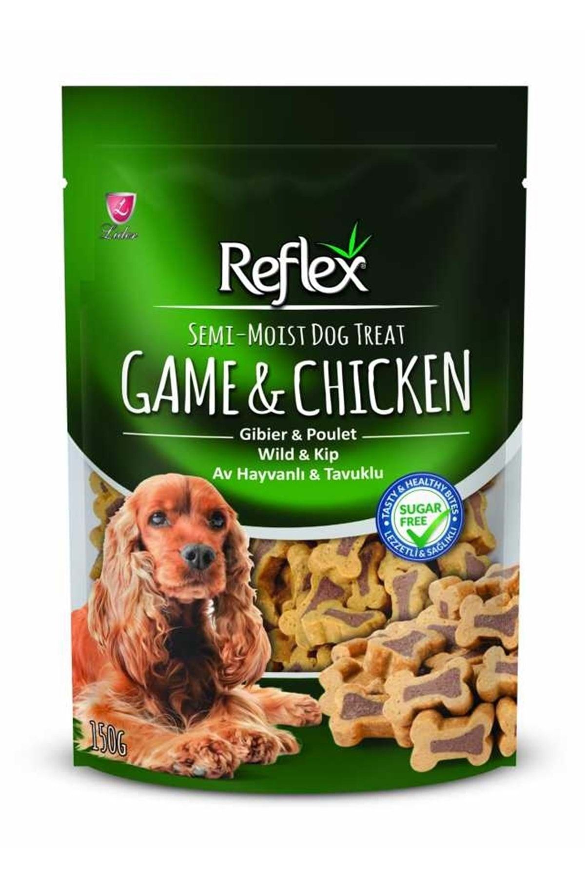 Reflex Av Hayvanı Tavuk Parçalı Küçük Irk Köpek Ödülü 150 Gr