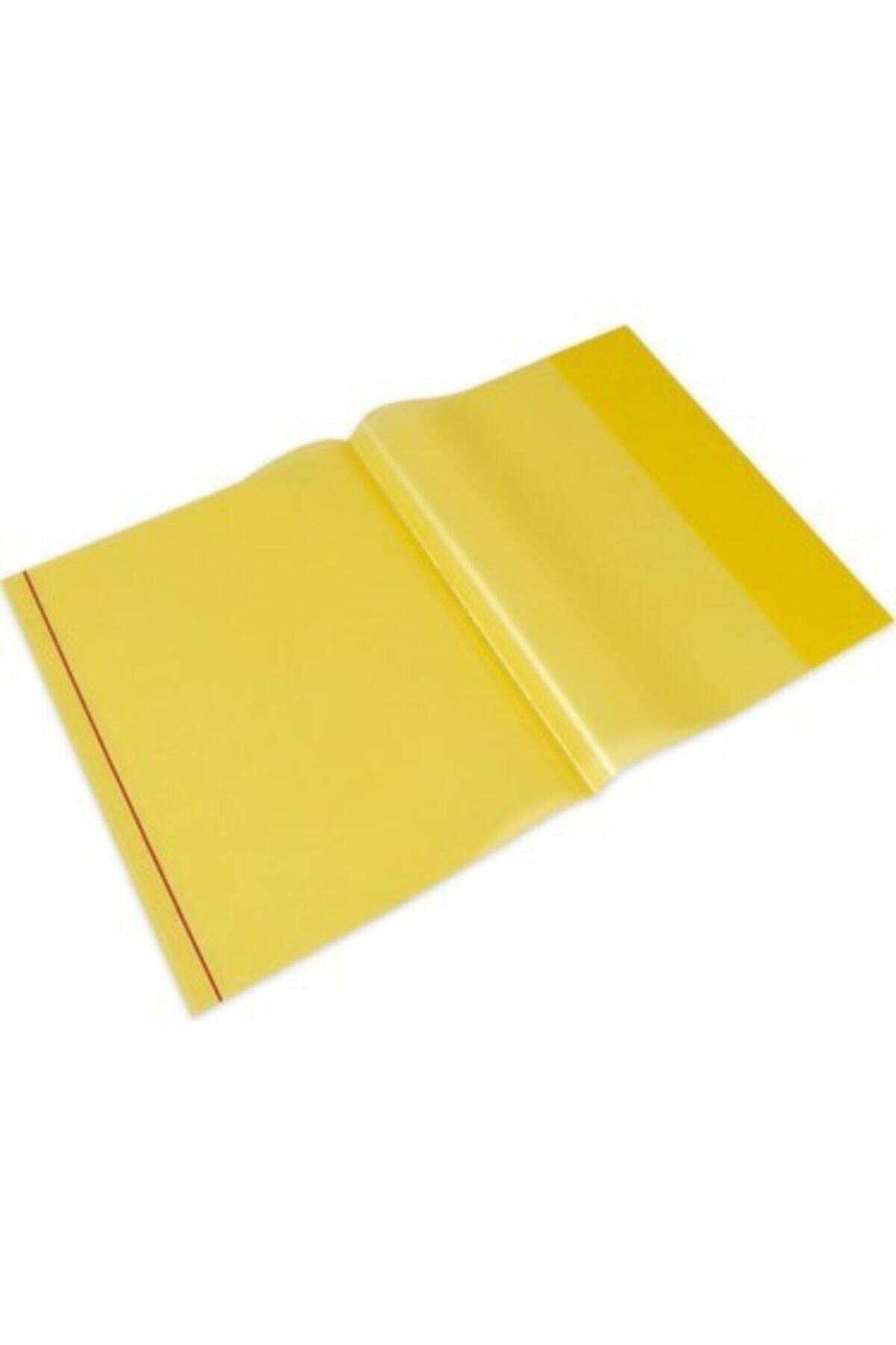 Umur Kırtasiye A4 Sarı 10lu Paket Geçmeli Yapışkanlı Hazır Kitap Kabı
