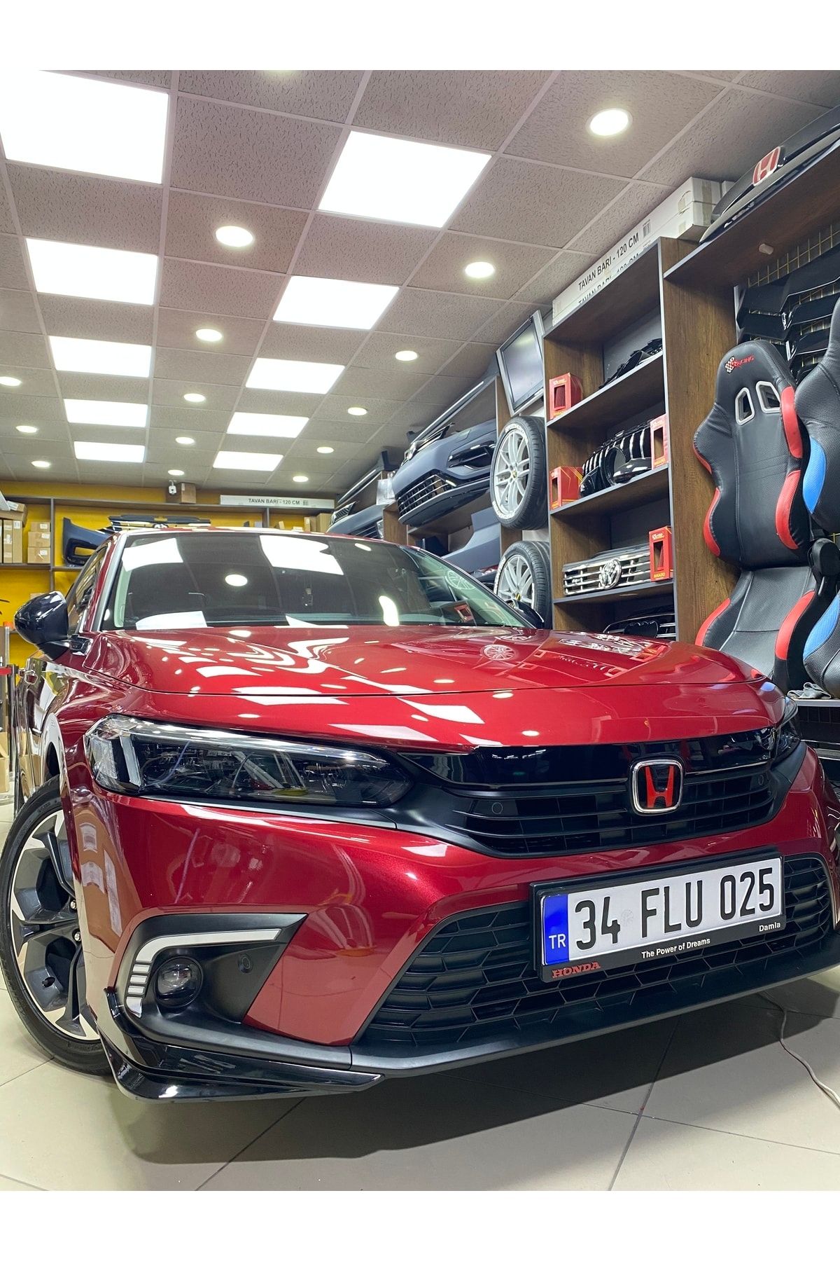 cng tuning Civic Fe1 2022 Sis Ledi Tek .cizgi Selamlamalı