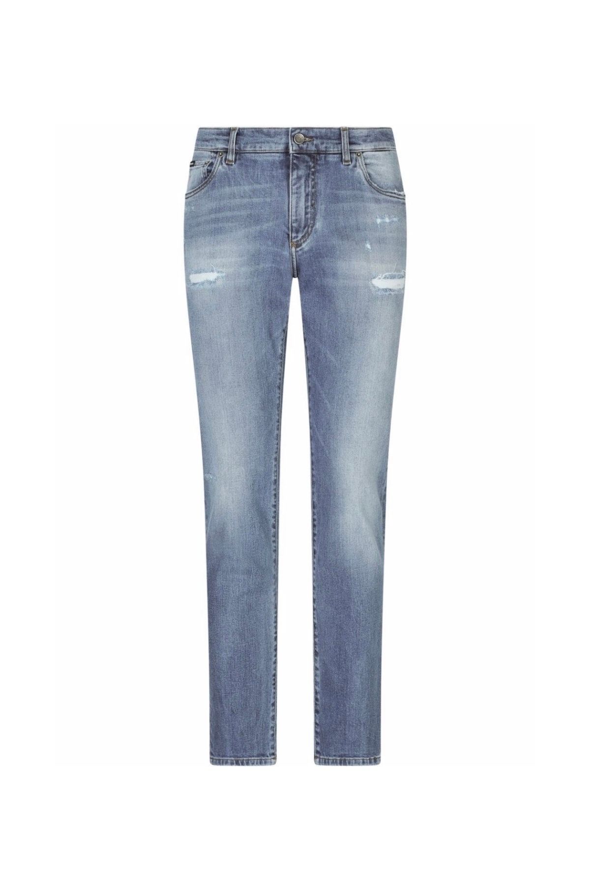 Dolce&Gabbana Light Wash Straight-leg Jeans