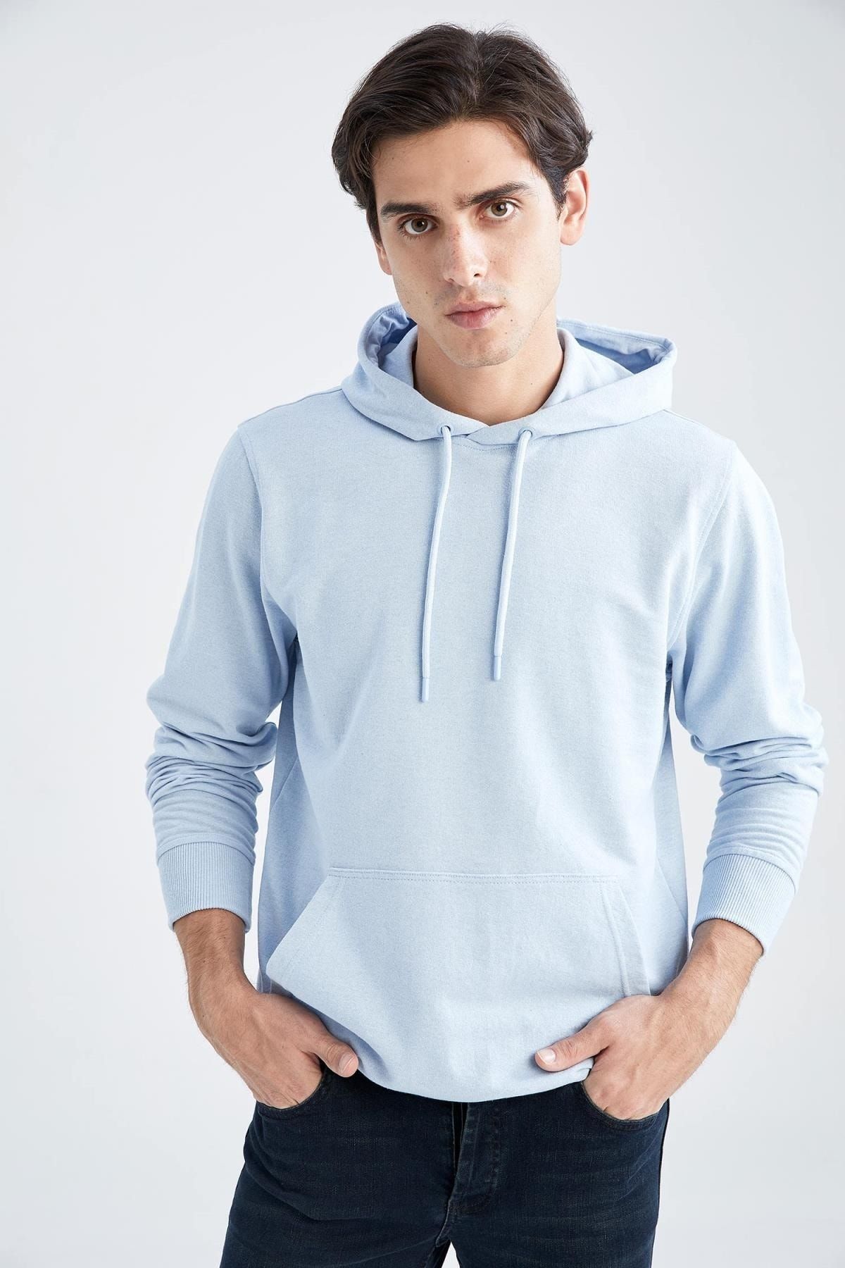 Defacto Regular Fit Kapüşonlu Sweatshirt