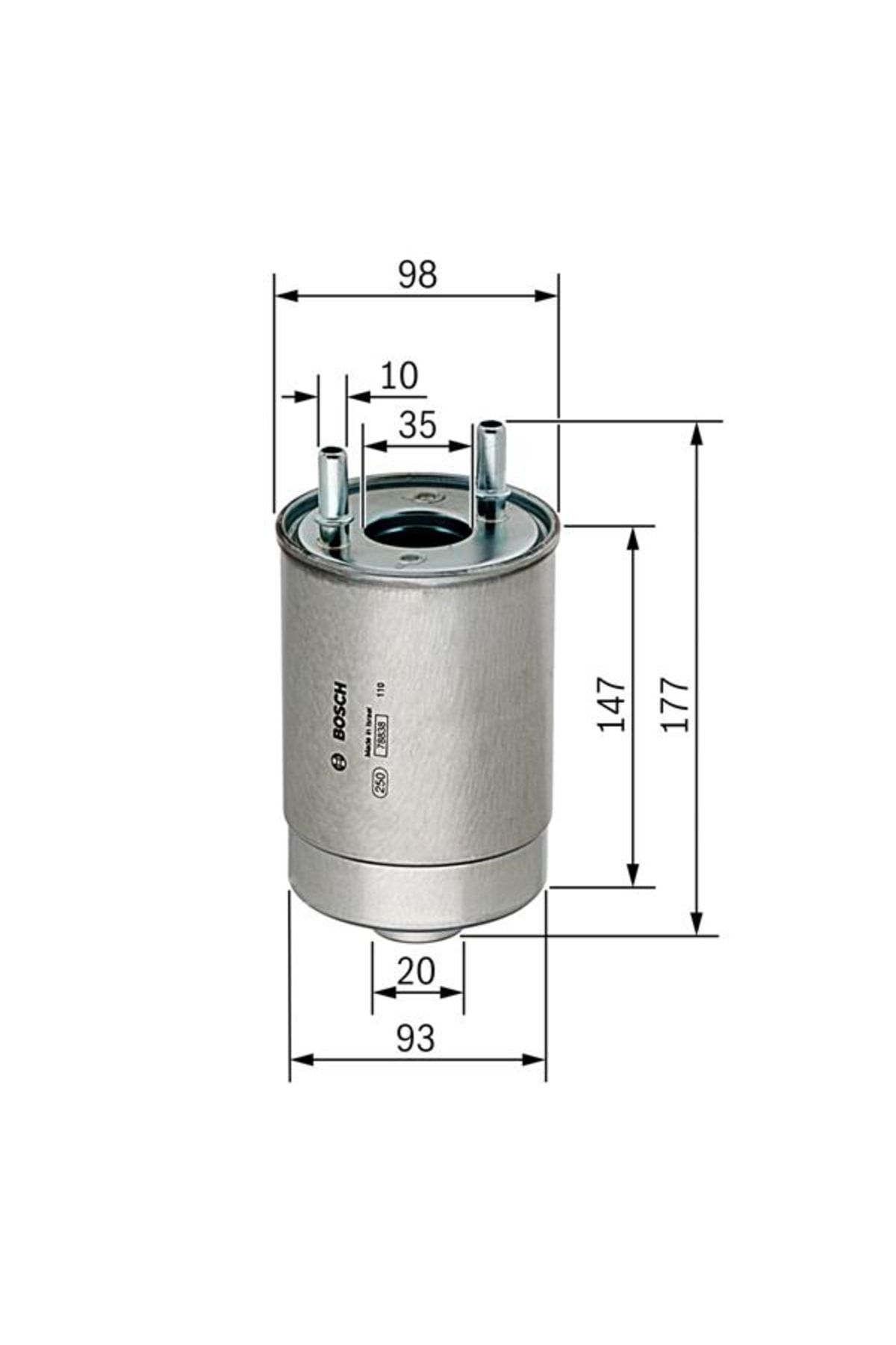 Bosch Yakıt Filtresi Mgn Iıı-scenıc Iıı-fluence 1.5dci Marka : Uyumlu