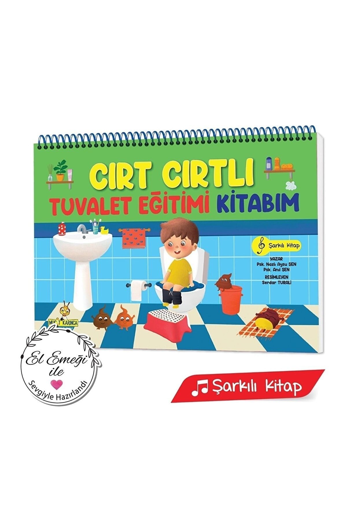 yükselen zeka Cırt Cırtlı Tuvalet Eğitimi Kitabım