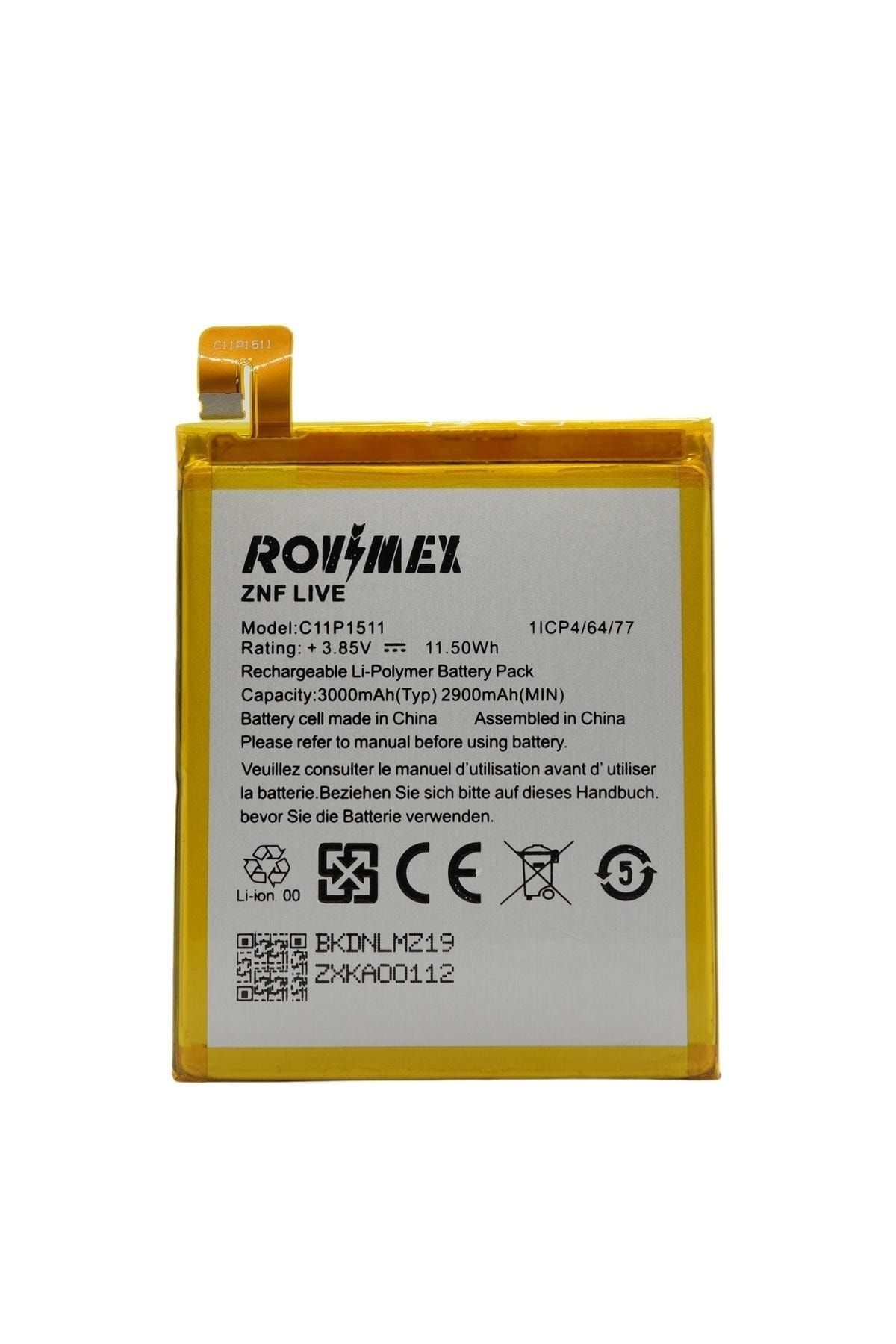 Rovimex Asus Zenfone Live (zb553kl) Batarya Pil