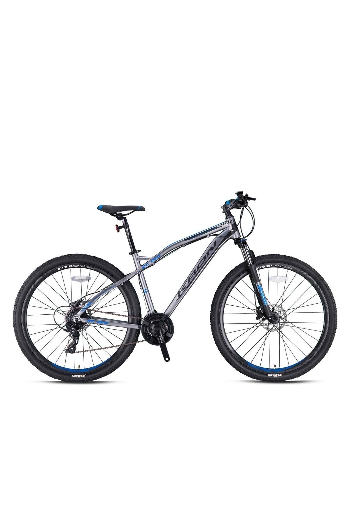 Kron Xc 150 - 27.5inç Mtb - 17 - 24 Vites - Hidrolik Diks Firen - Mat Füme-siyah/mavi