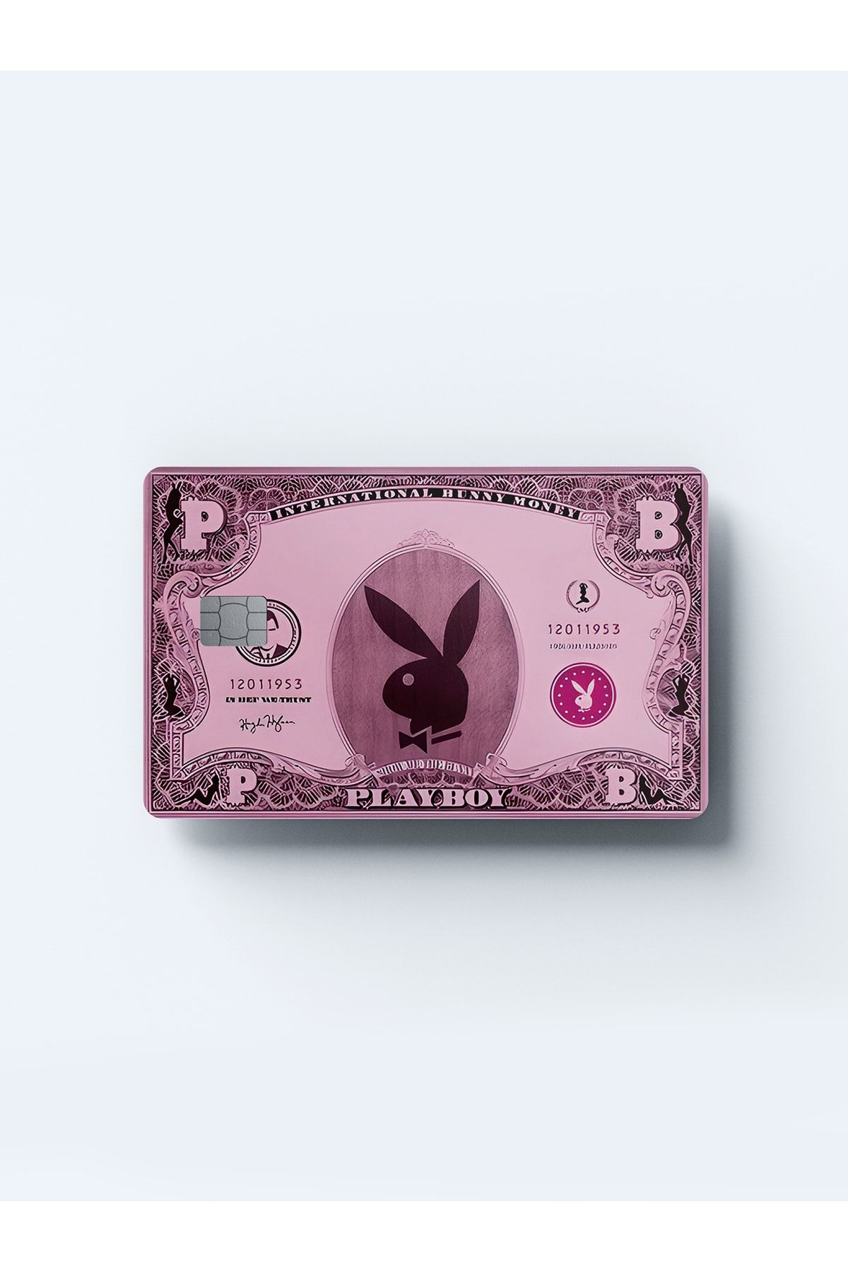 Planet Butik Playboy Pembe Dolar Kart Kaplama Sticker