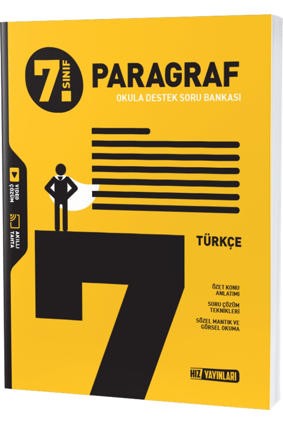 Hız Yayınları 7. Sınıf Türkçe Paragraf Soru Bankası