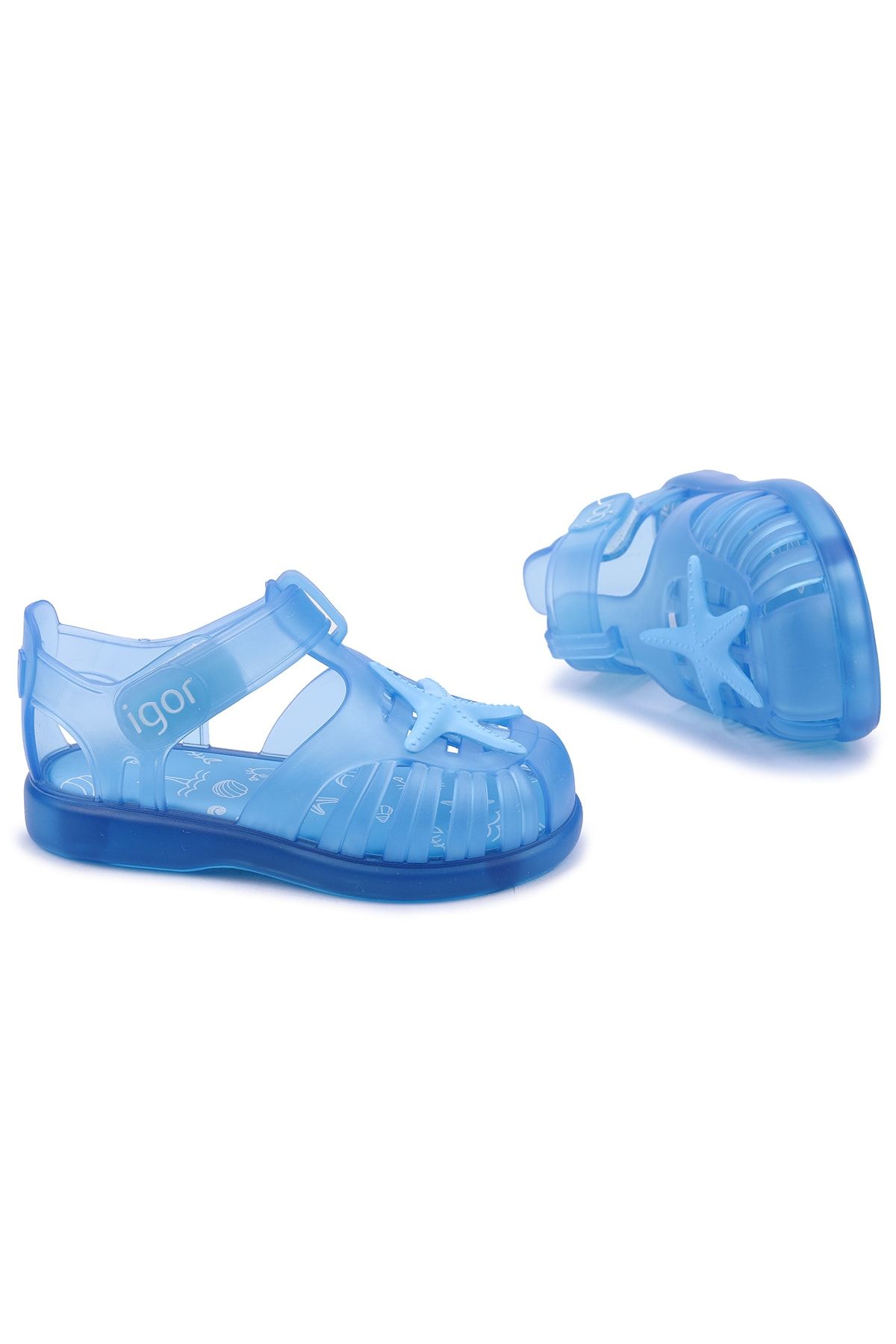 IGOR S10234 Tobby Bantlı Deniz Yıldızı Çocuk Mavi Sandalet
