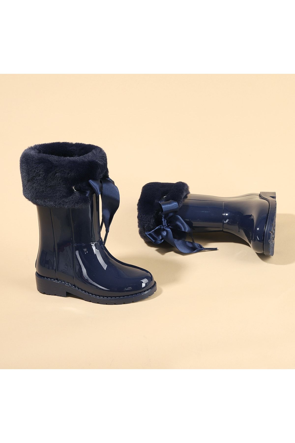 IGOR W10239 Campera Charol Soft Çocuk Lacivert Yağmur Çizmesi