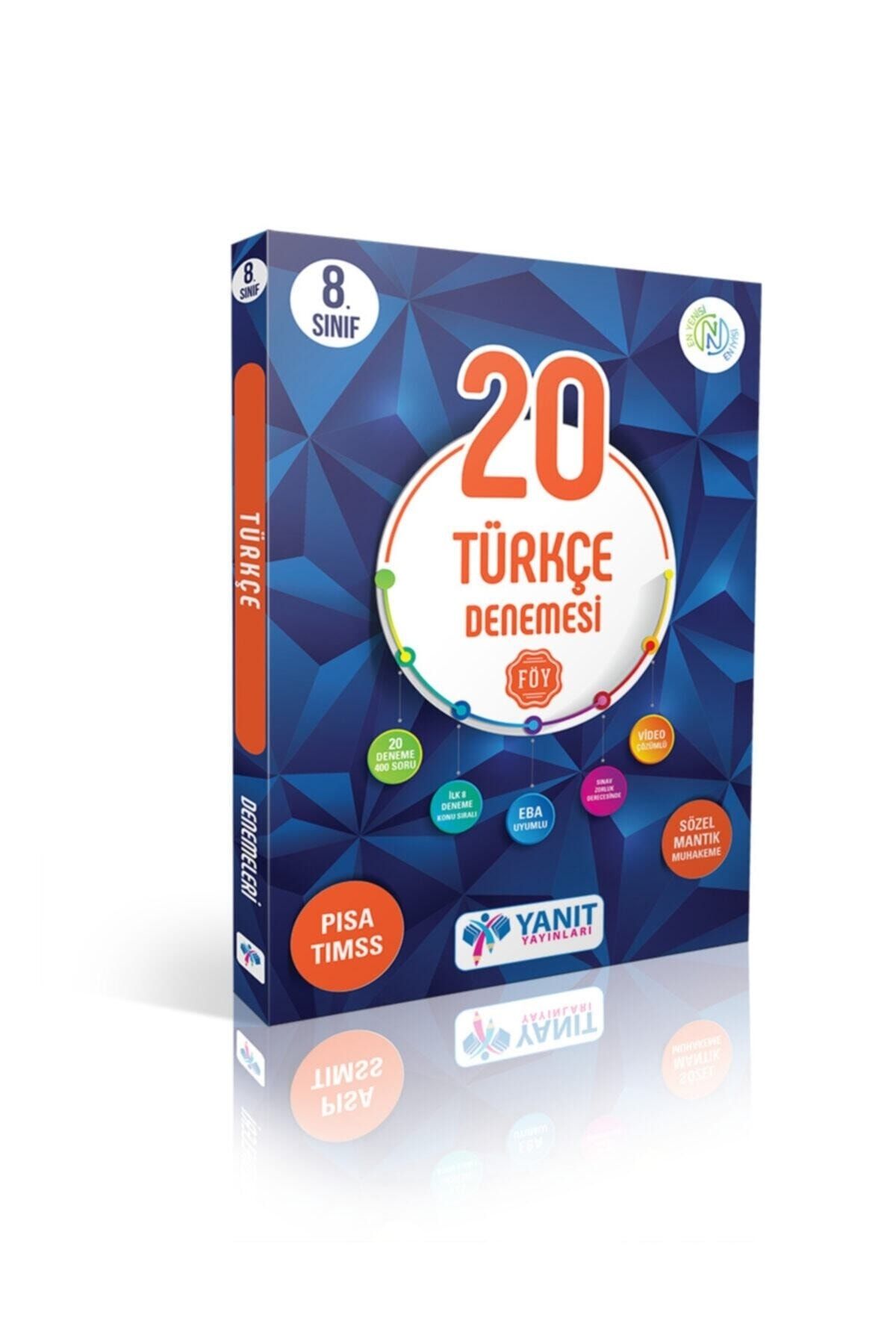 Yanıt Yayınları Yanıt 8. Sınıf 20 Türkçe Denemesi Video Çözümlü