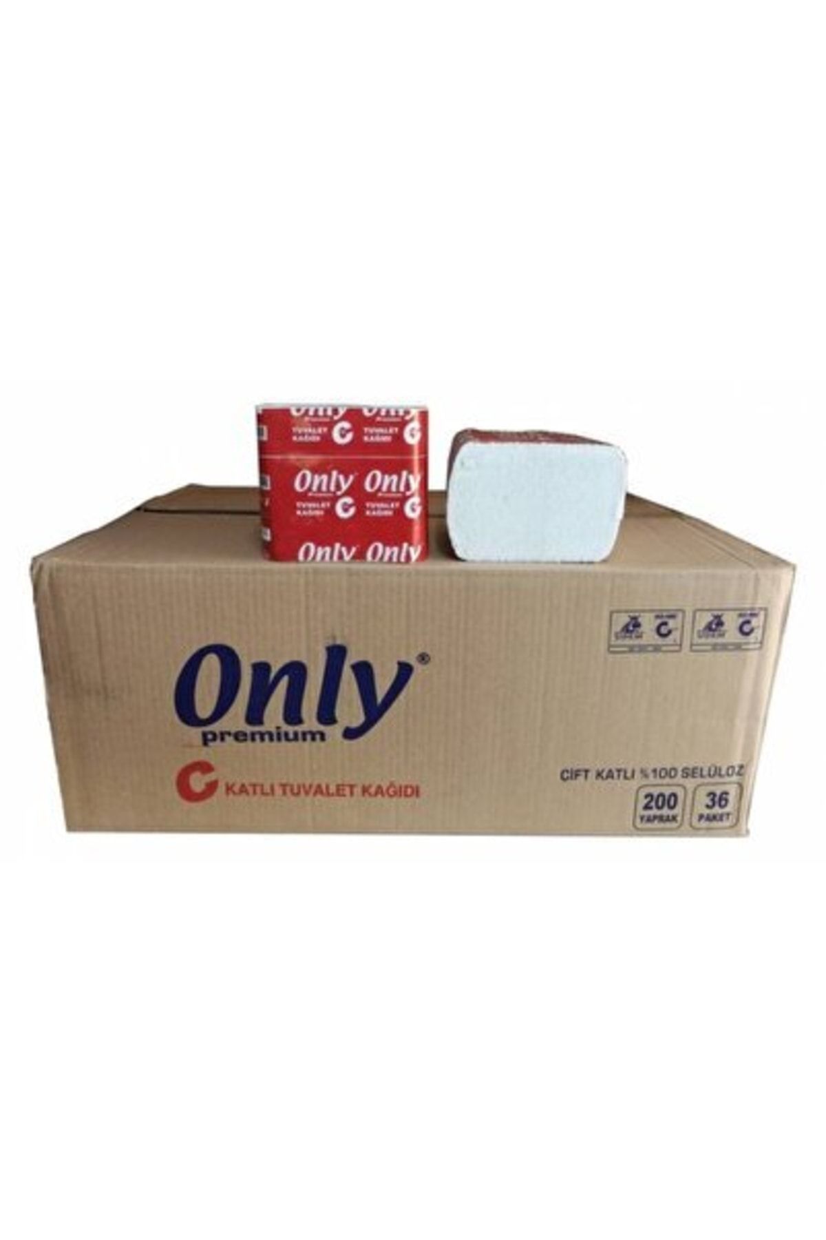 Only Kağıt Only Evo Beyond C Katlama Tuvalet Kağıdı 200 Yaprak 36 Paket