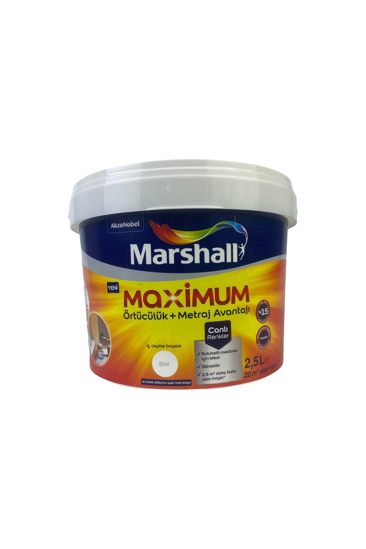 Marshall Maximum Iç Cephe Boyası Vanilya Çiçeği 2,5l