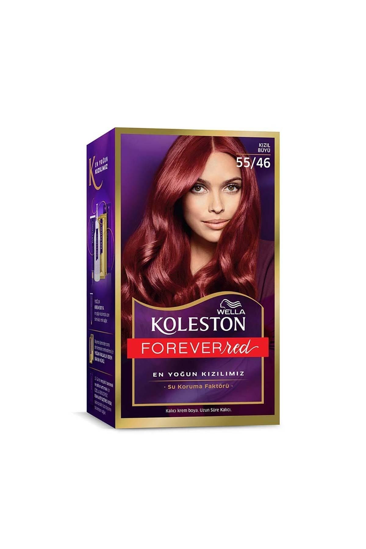 Wella Koleston Kit Saç Boyası 55/46 Kızıl Büyü