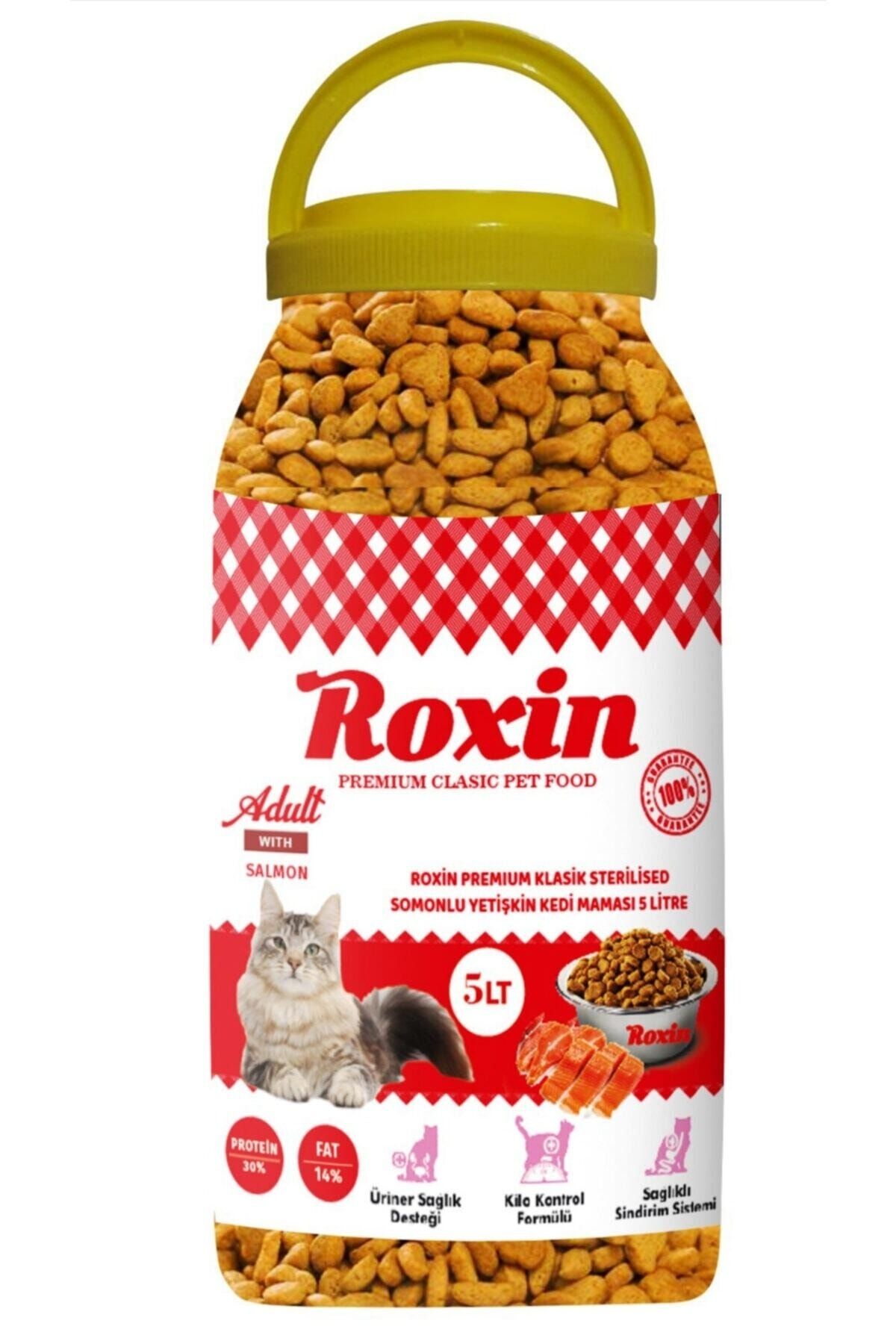 Roxin Premıum Klasik Sterilised Somonlu Yetişkin Kedi Maması 5 Lt
