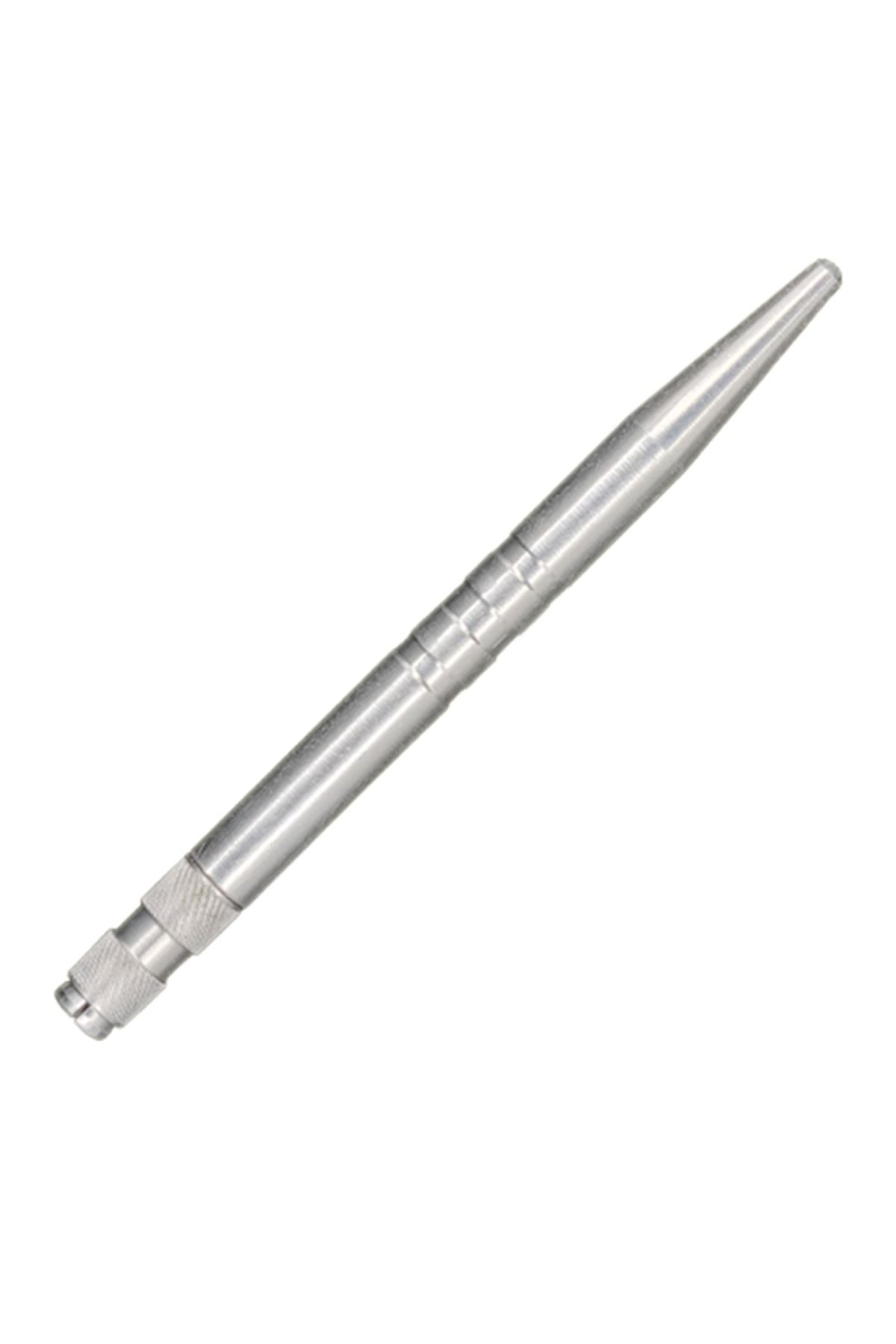 ARMONİKONYA Microblading Kalem Kalıcı Makyaj Kalemi Tek Başlı Gümüş Microblading Kalem Kalıcı Kaş Kalem
