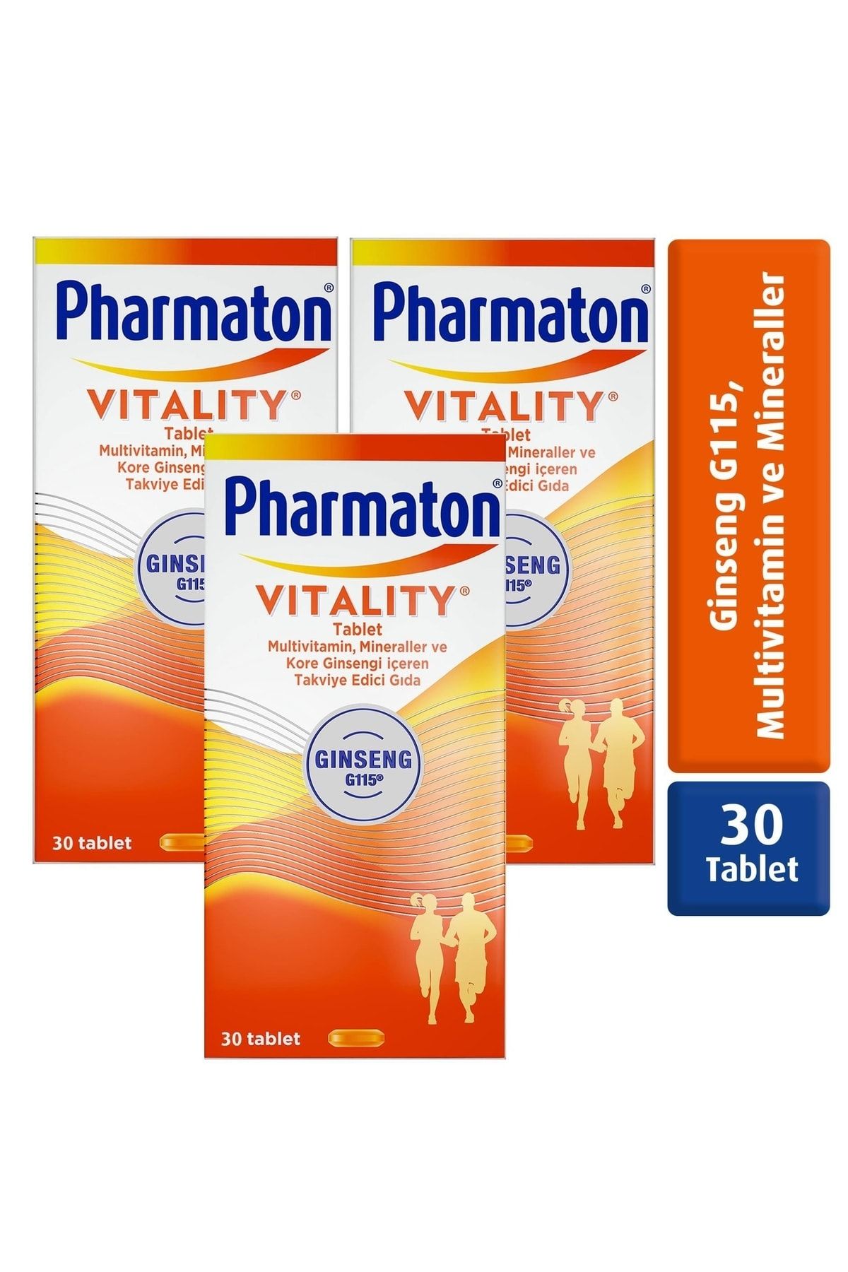Pharmaton Vitality Ginseng G115 30 Kapsül   3 Adet