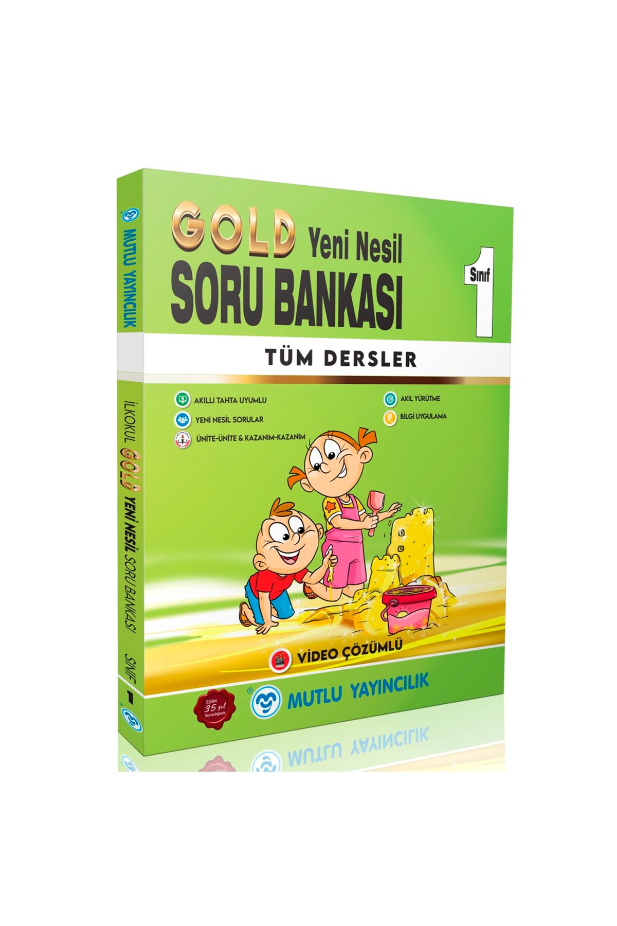 Mutlu Yayıncılık Mutlu Yayınları 1. Sınıf Tüm Dersler Gold Soru Bankası