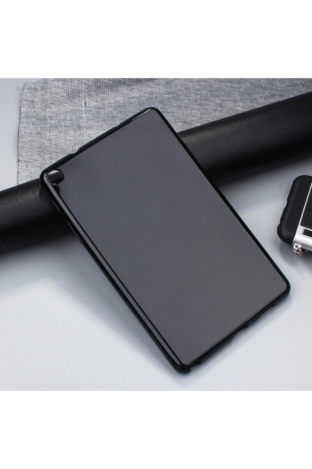 MOBAX Samsung Galaxy Tab T290 T295 T297 Kılıf Tablet Hibrit Silikon Case Siyah