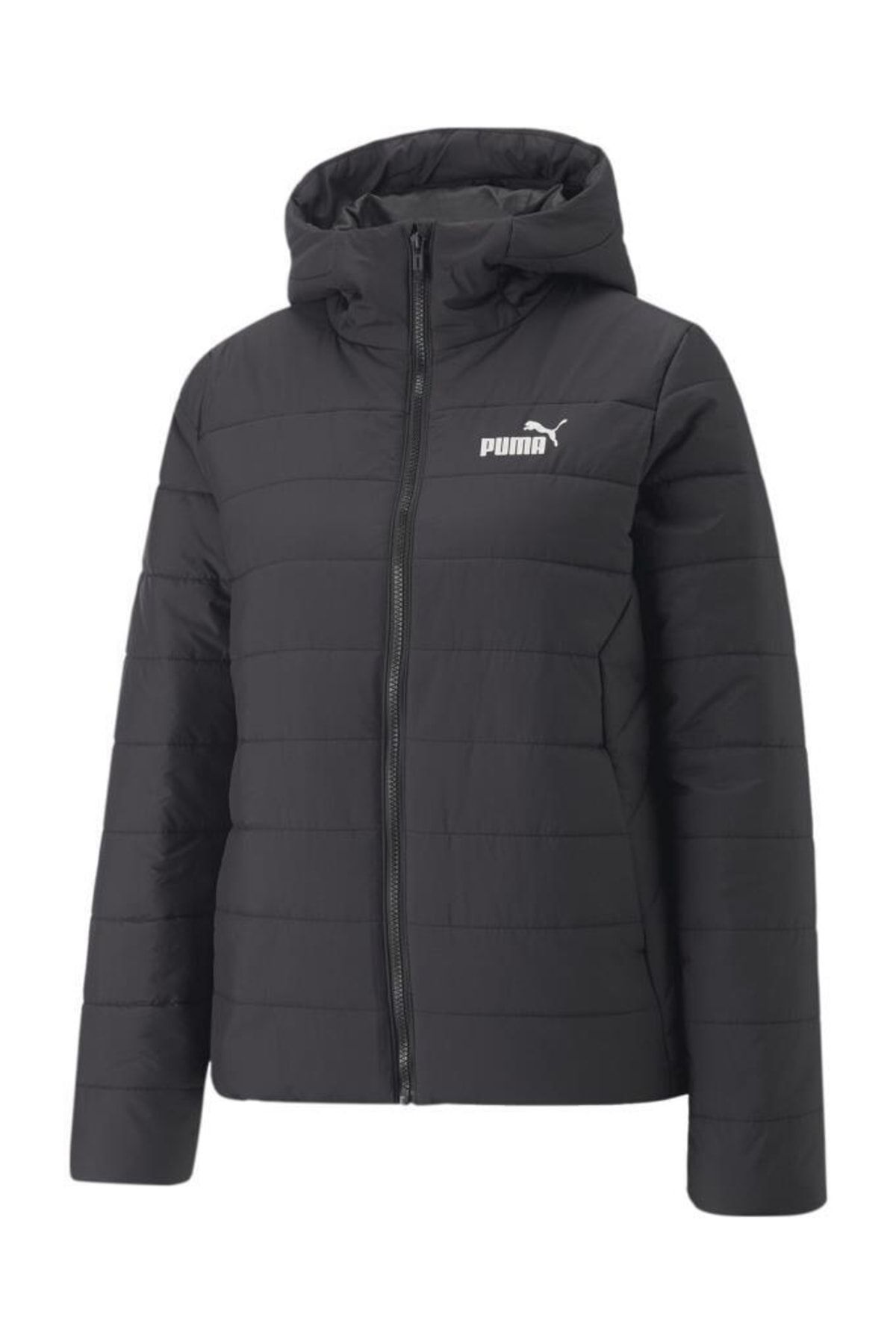Puma Kadın / Kız Spor Mont - Ess Hooded Padded Jacket Black - 84894001