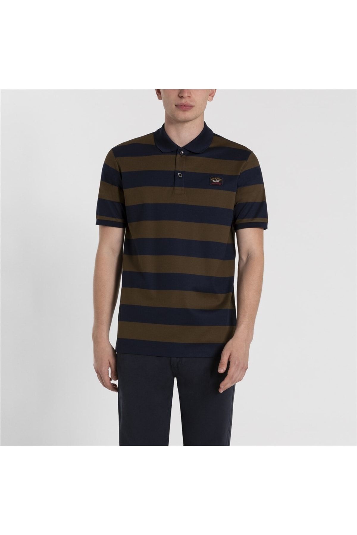 Paul&Shark Men's Knıtted Poloshırt C.w. Cotton