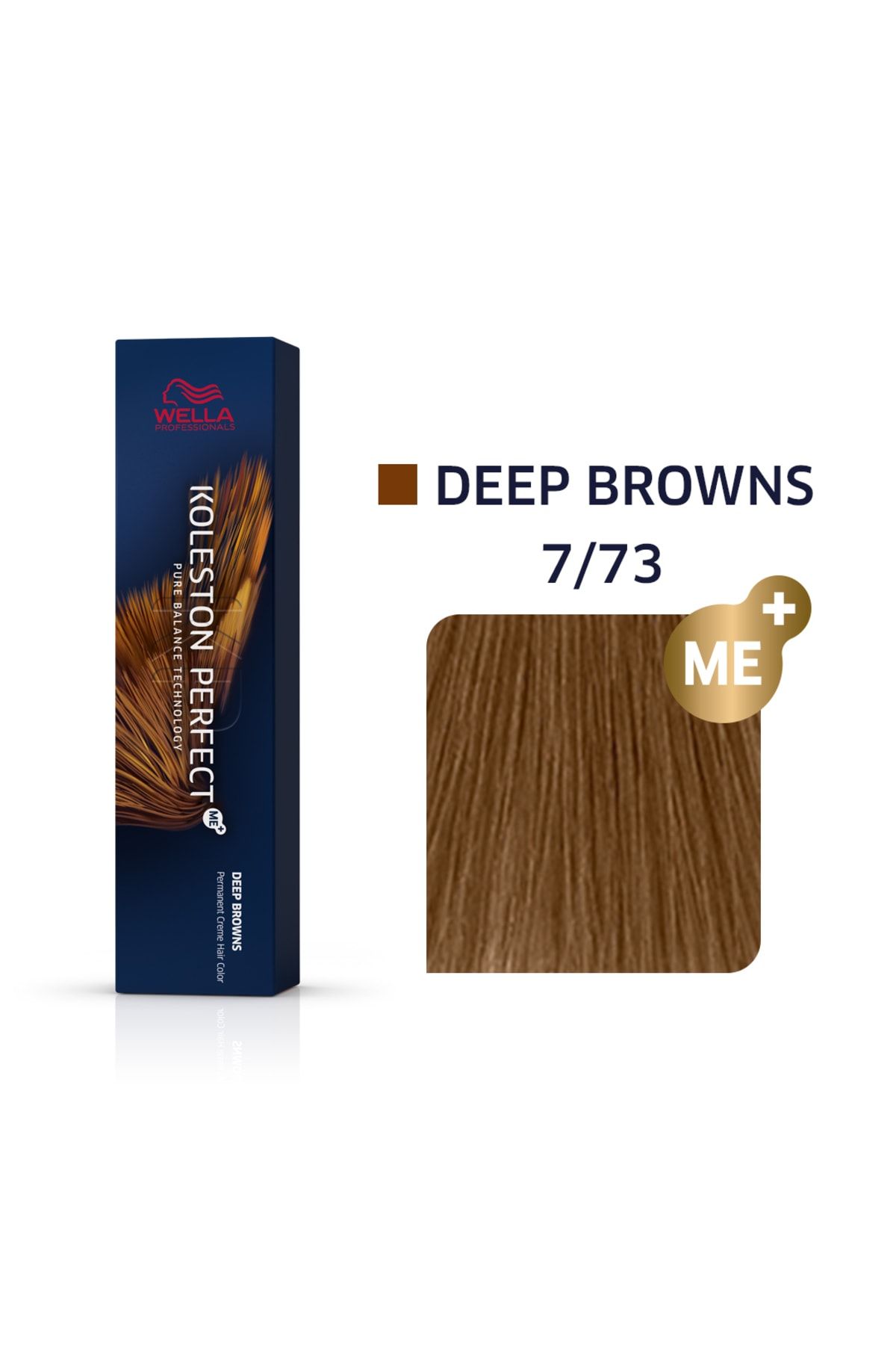 wella Professionals Koleston Perfect Me+ 7/73 Deep Browns Kalıcı Saç Boyası 60 ml