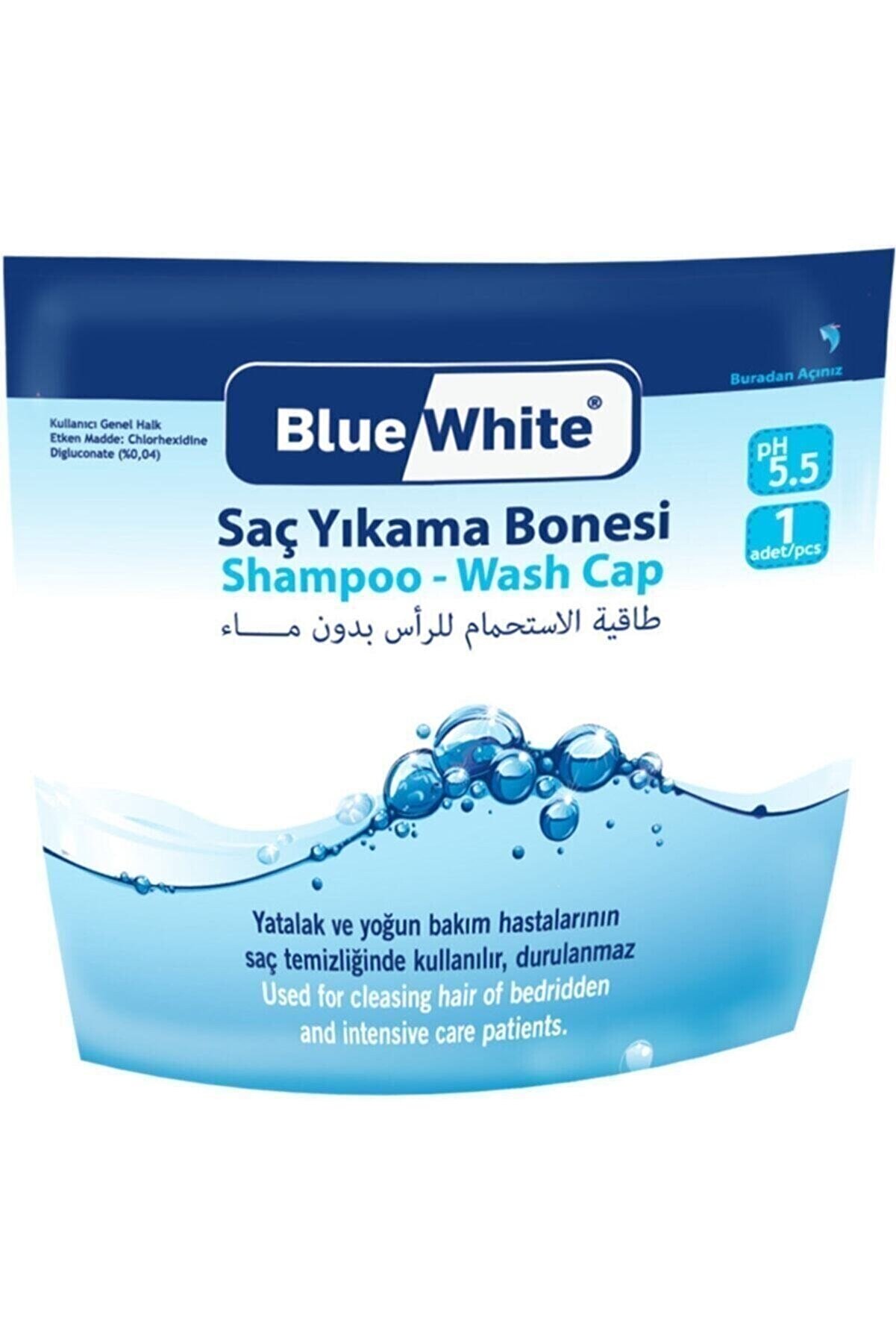 Bluewhite Sac Yıkama Bonesi - 5 Li Paket