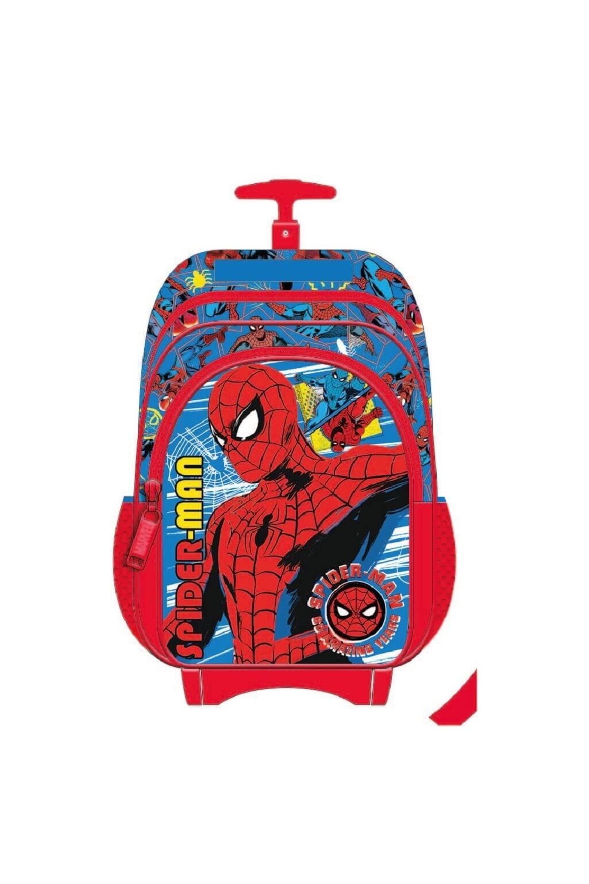 DİSNEY Spiderman Lisanslı Tekerlekli Çekçekli Okul Çantası Örümcek Adam