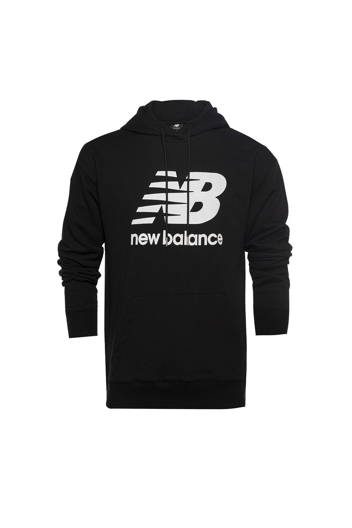 New Balance Unisex Kapüşonlu Sweatshirt 2unh3219-bk