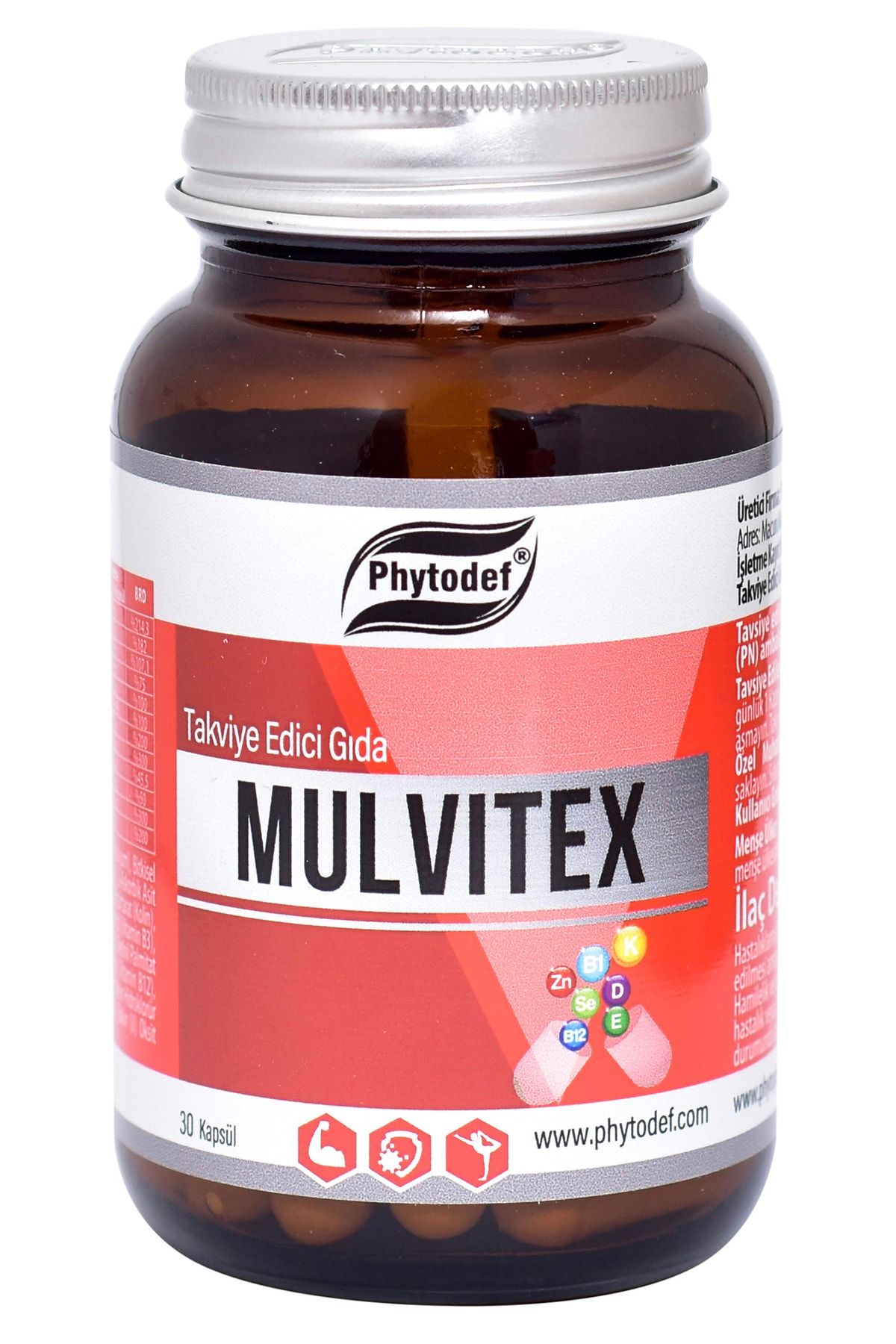 Phytodef Mulvitex Multivitamin - 30 Kapsül