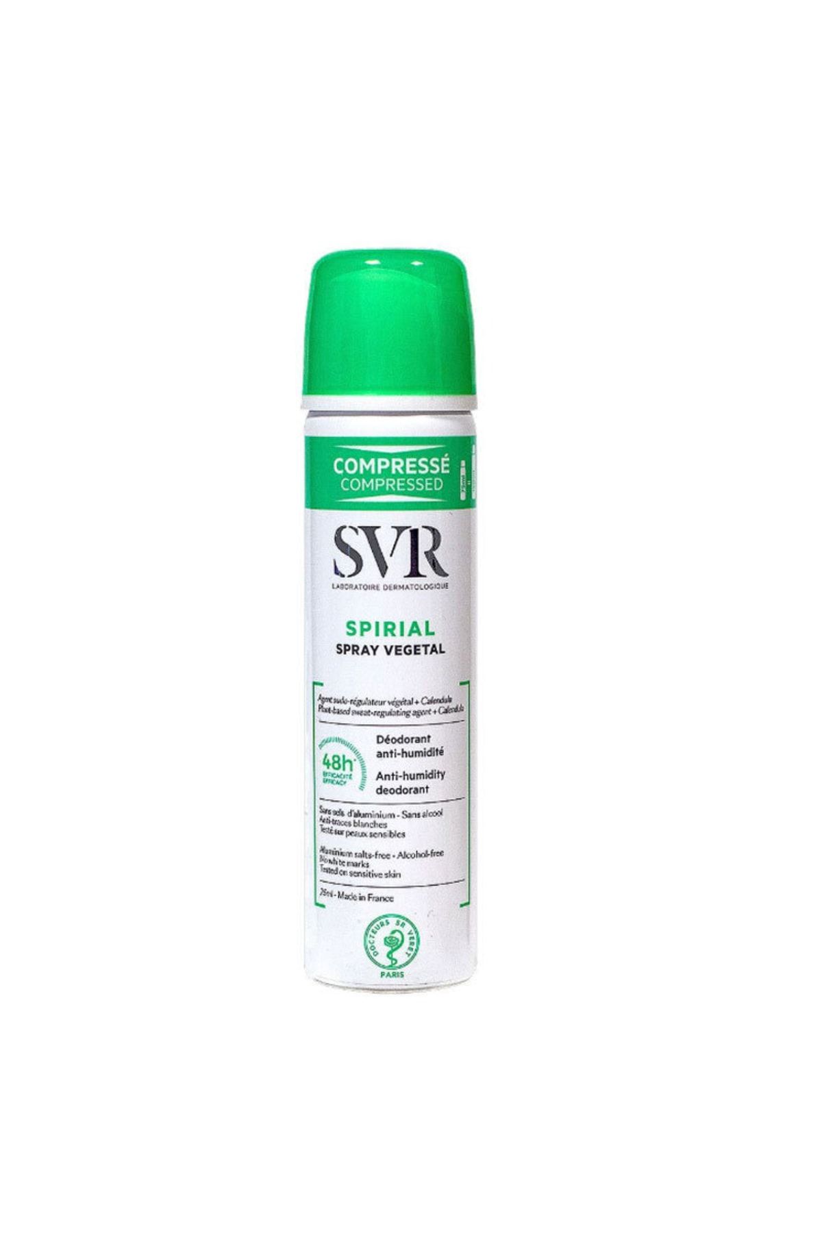SVR Spirial Vegetal Terleme Karşıtı Sprey Deodorant 75 Ml