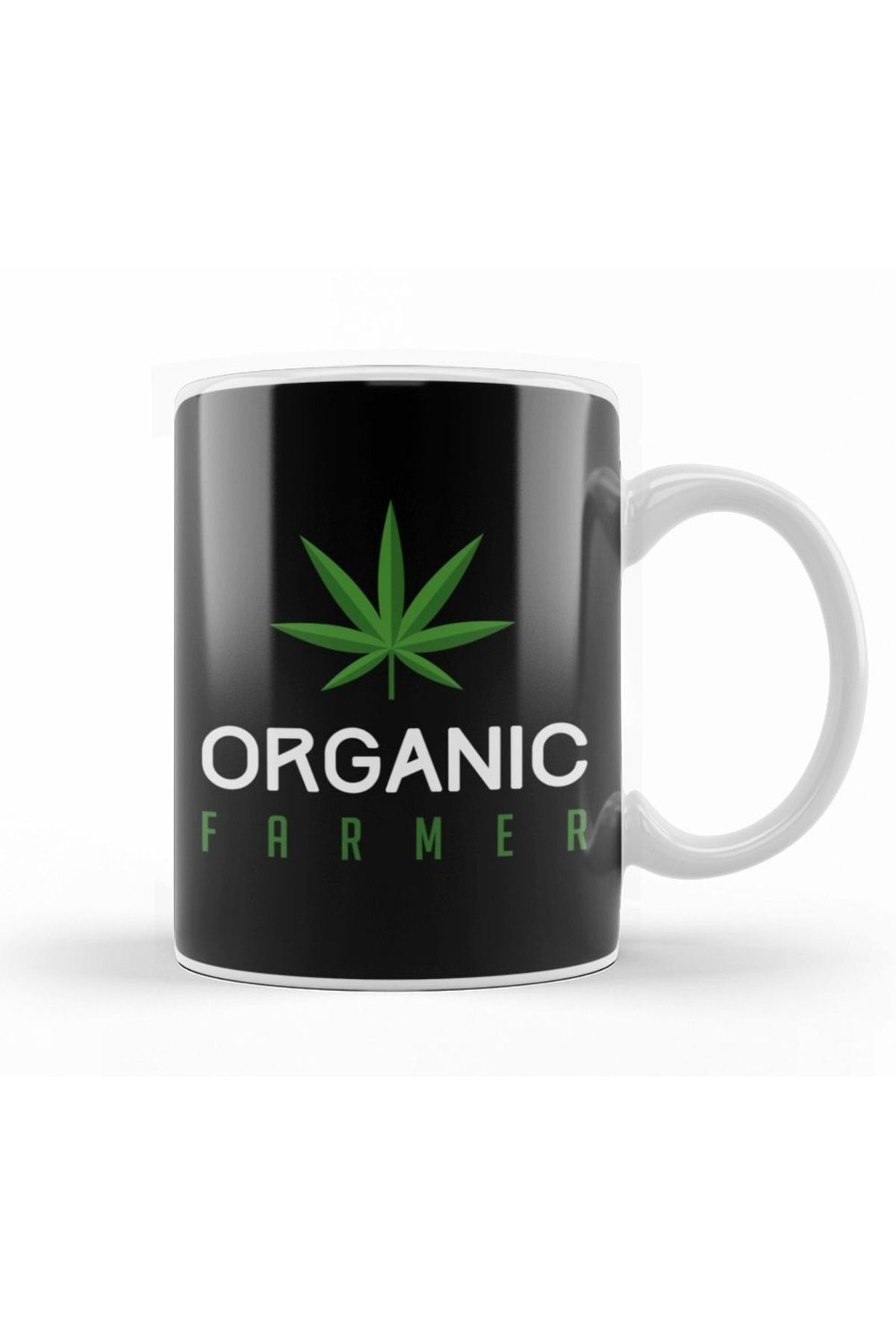 Humuts Cannabis Funny Organic Farmer Weed Thc Marijuana Kupa Bardak Porselen