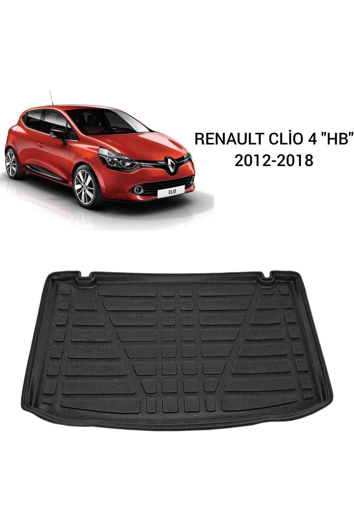 HLP Renault Clio 4 Hatchback Bagaj Havuzu 2012-2018 Protection
