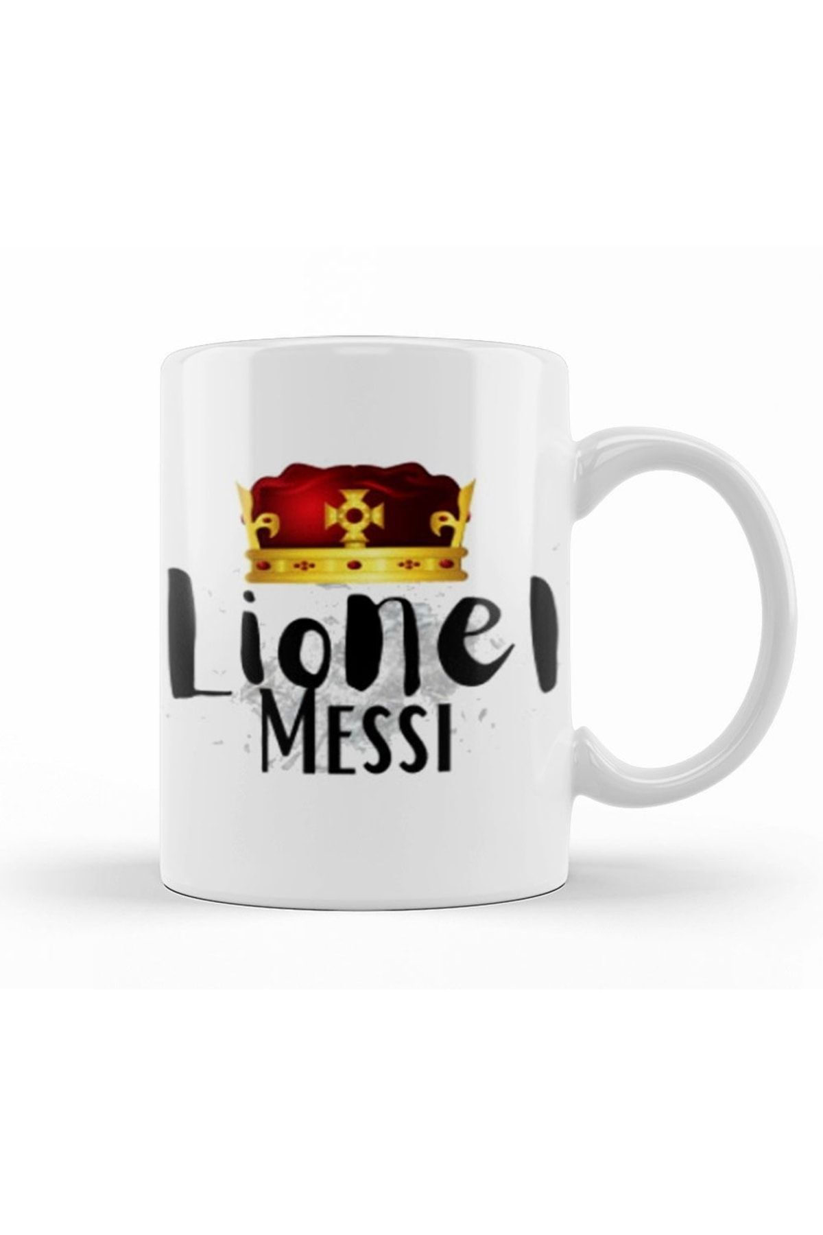 Humuts The King Of Football Lionel Messi Artwork Kupa Bardak Porselen