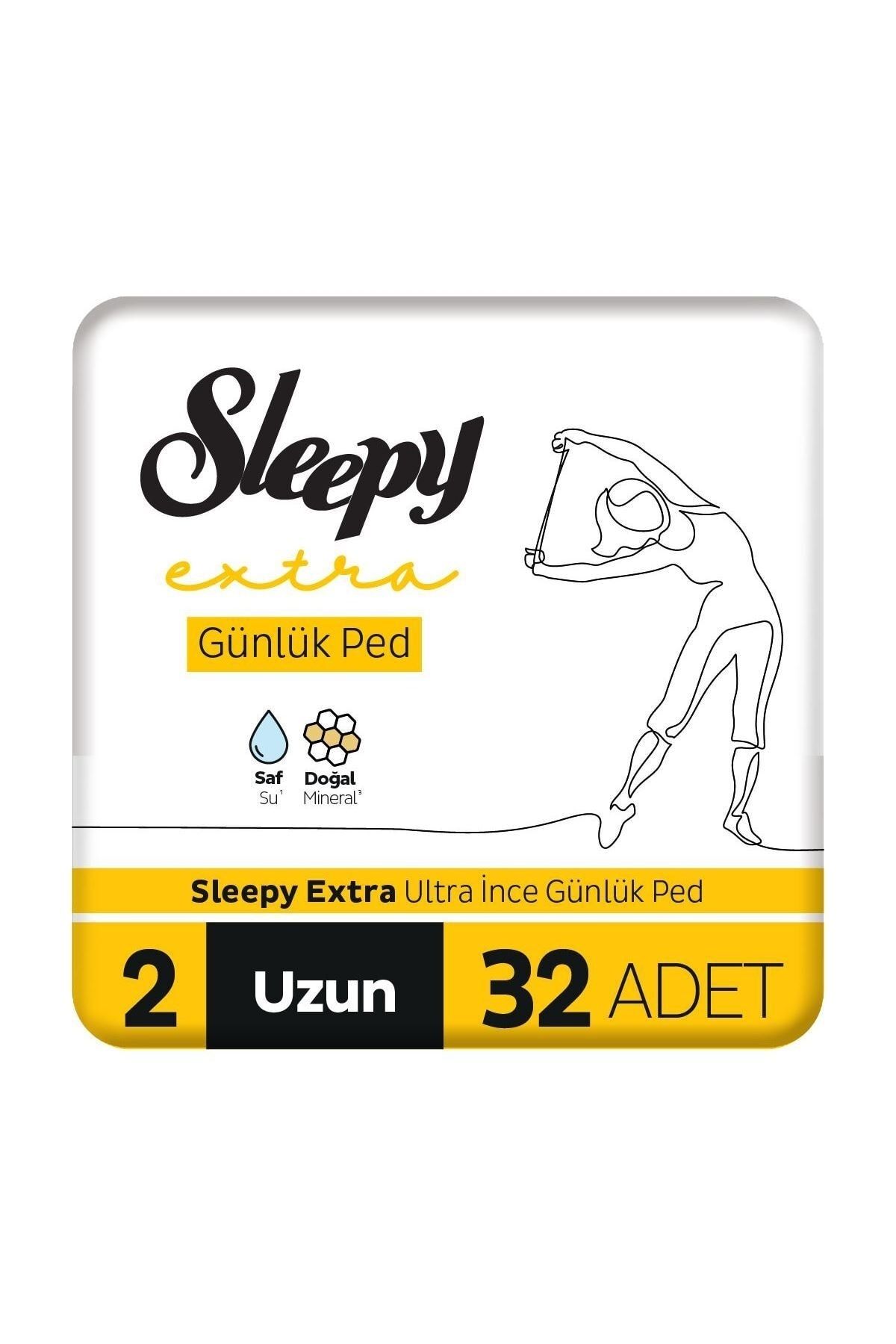 Sleepy Extra Ultra Ince Günlük Ped Uzun 32 Adet Ped