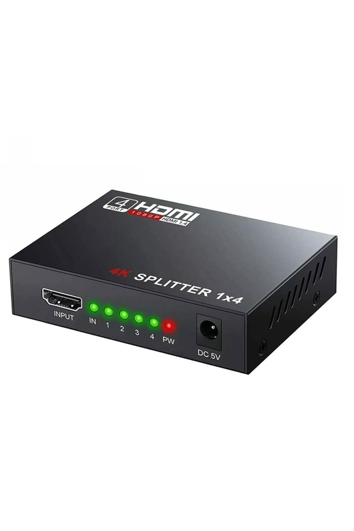 Gplus 4khd104 4 Port 4k Ultra Hd 2160p 3d Hdmı Splitter Hdcp 1.4 4 Port Tv Görüntü Çoklayıcı