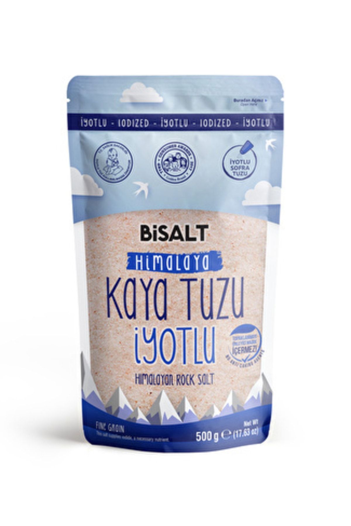 Bisalt Himalaya Kaya Tuzu Ince Iyotlu 500 G